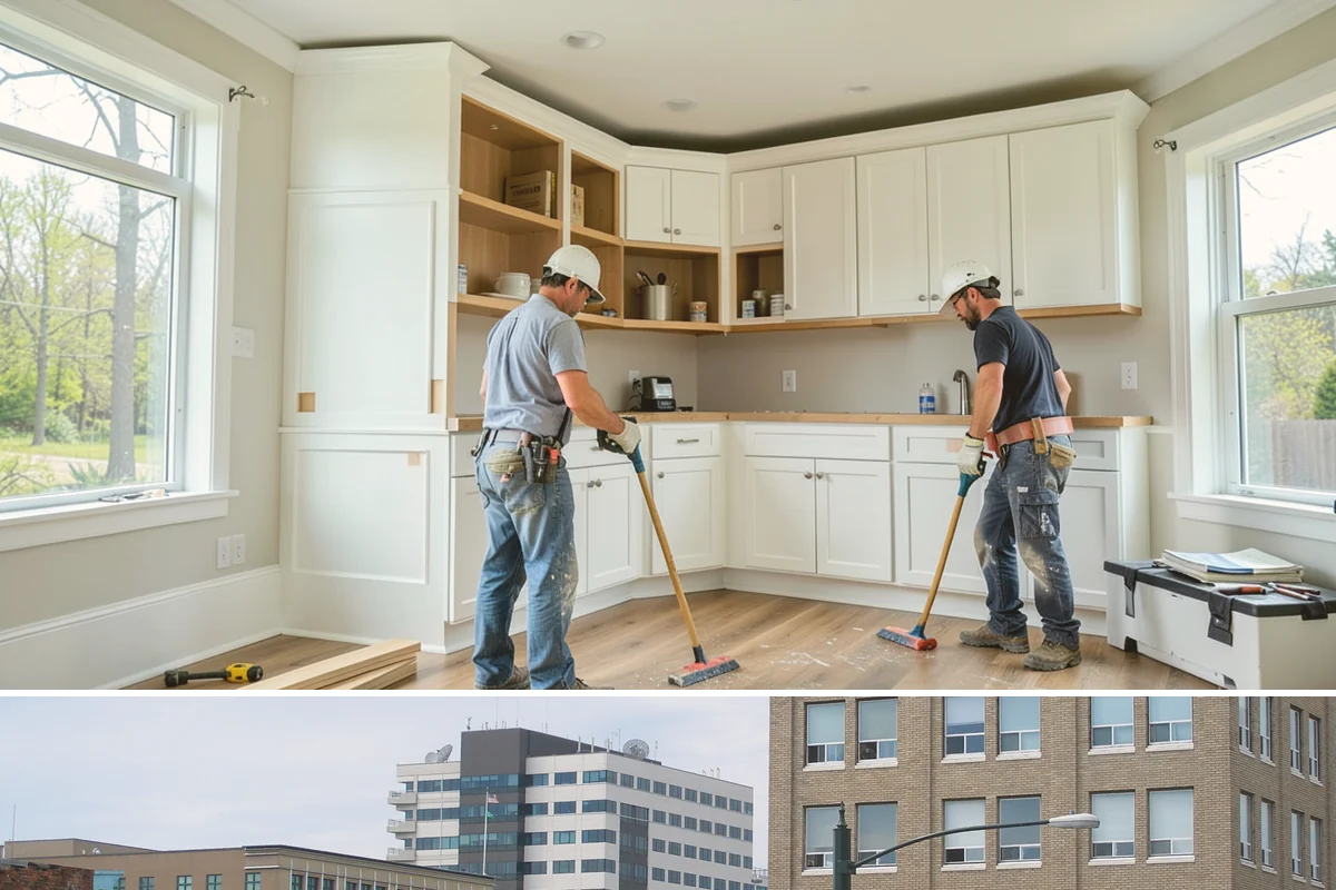 Partition Wall Installation in Everett, Snohomish County, WA - Partition installs are indoor projects suitable in any month of the year.