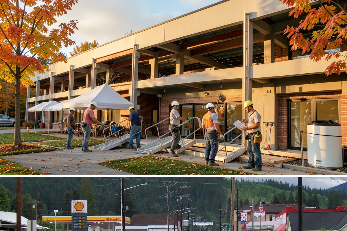 Partition Wall Installation in Granite Falls, Snohomish County, WA - Partition installs are indoor projects suitable in any month of the year.
