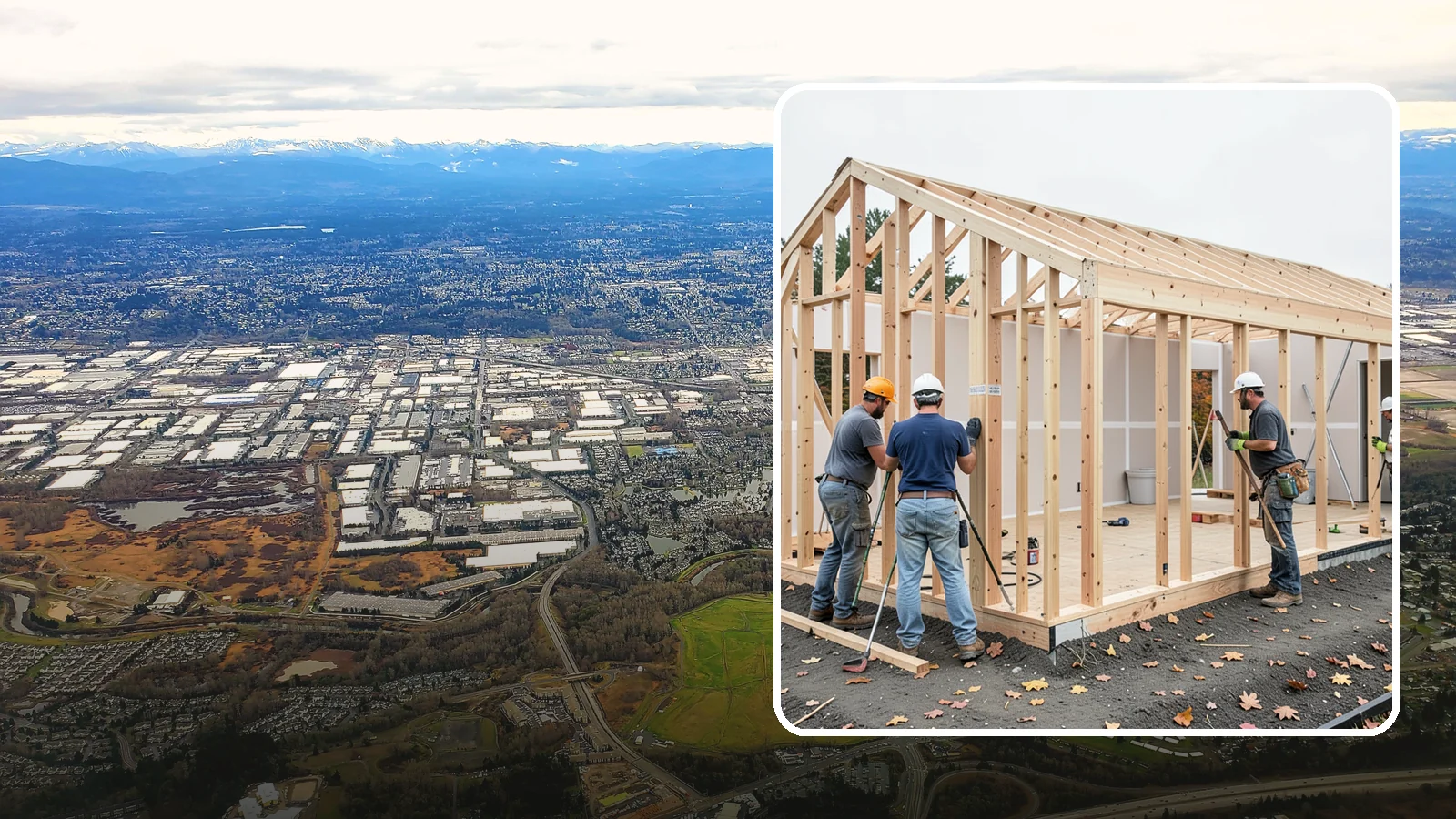 Partition Wall Installation in Kent, King County, WA - Installing partition walls to divide a large room into functional, separate areas.