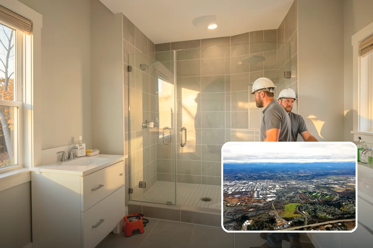 Partition Wall Installation in Kent, King County, WA - Divides oversized rooms into usable areas
