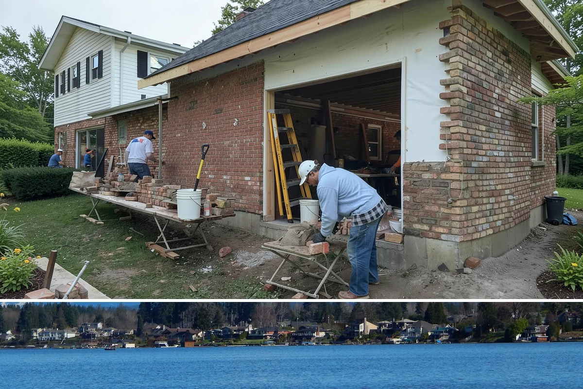 Partition Wall Installation in Lake Stevens, Snohomish County, WA - Partition installs are indoor projects suitable in any month of the year.