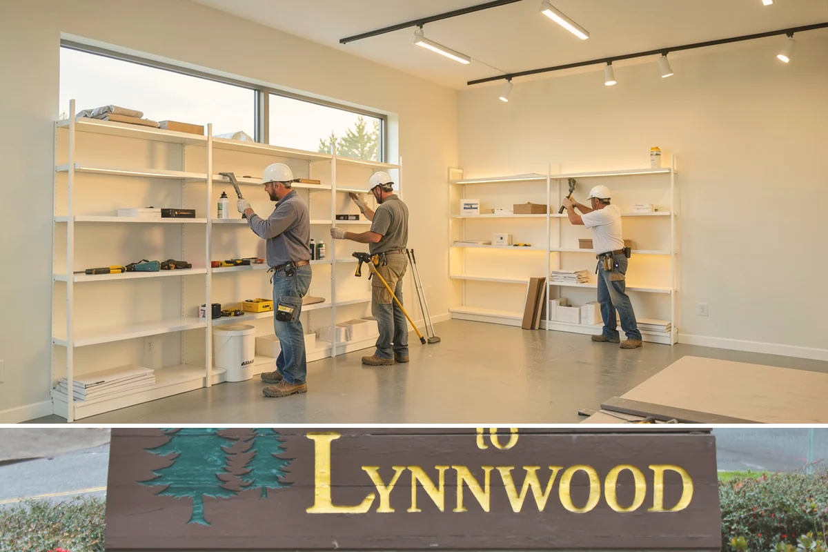 Partition Wall Installation in Lynnwood, Snohomish County, WA - Partition installs are indoor projects suitable in any month of the year.