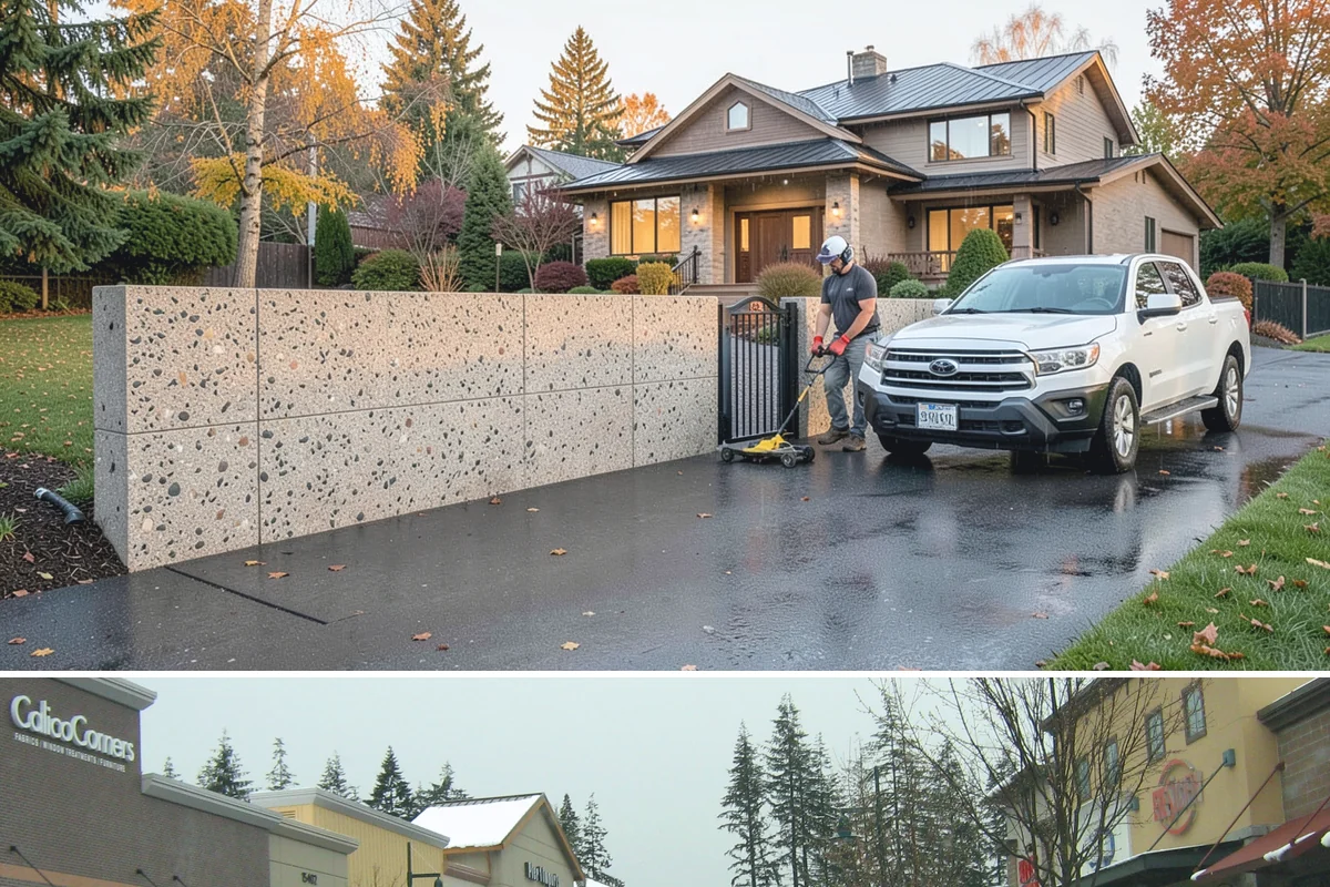 Partition Wall Installation in Mill Creek, Snohomish County, WA - Partition installs are indoor projects suitable in any month of the year.