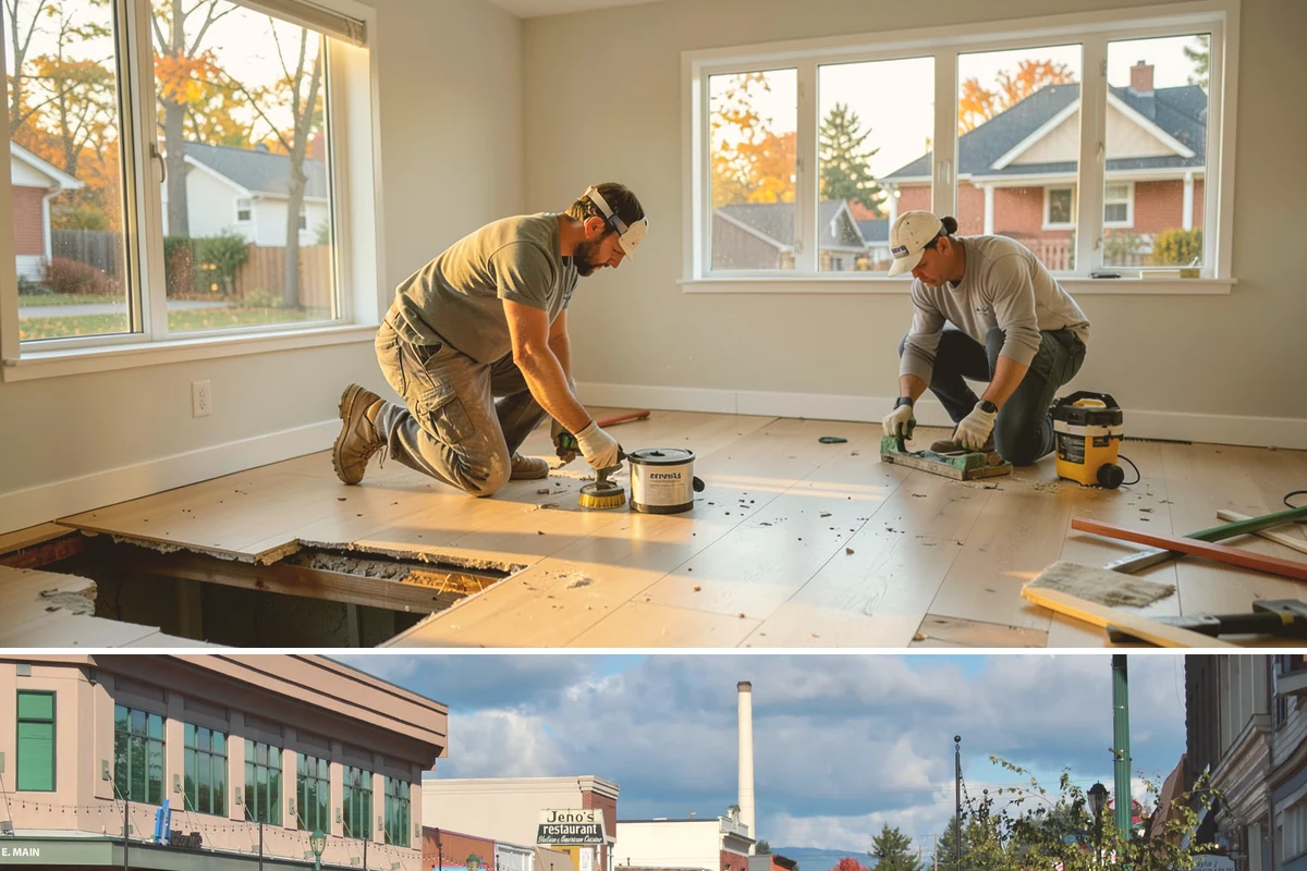 Partition Wall Installation in Monroe, Snohomish County, WA - Partition installs are indoor projects suitable in any month of the year.