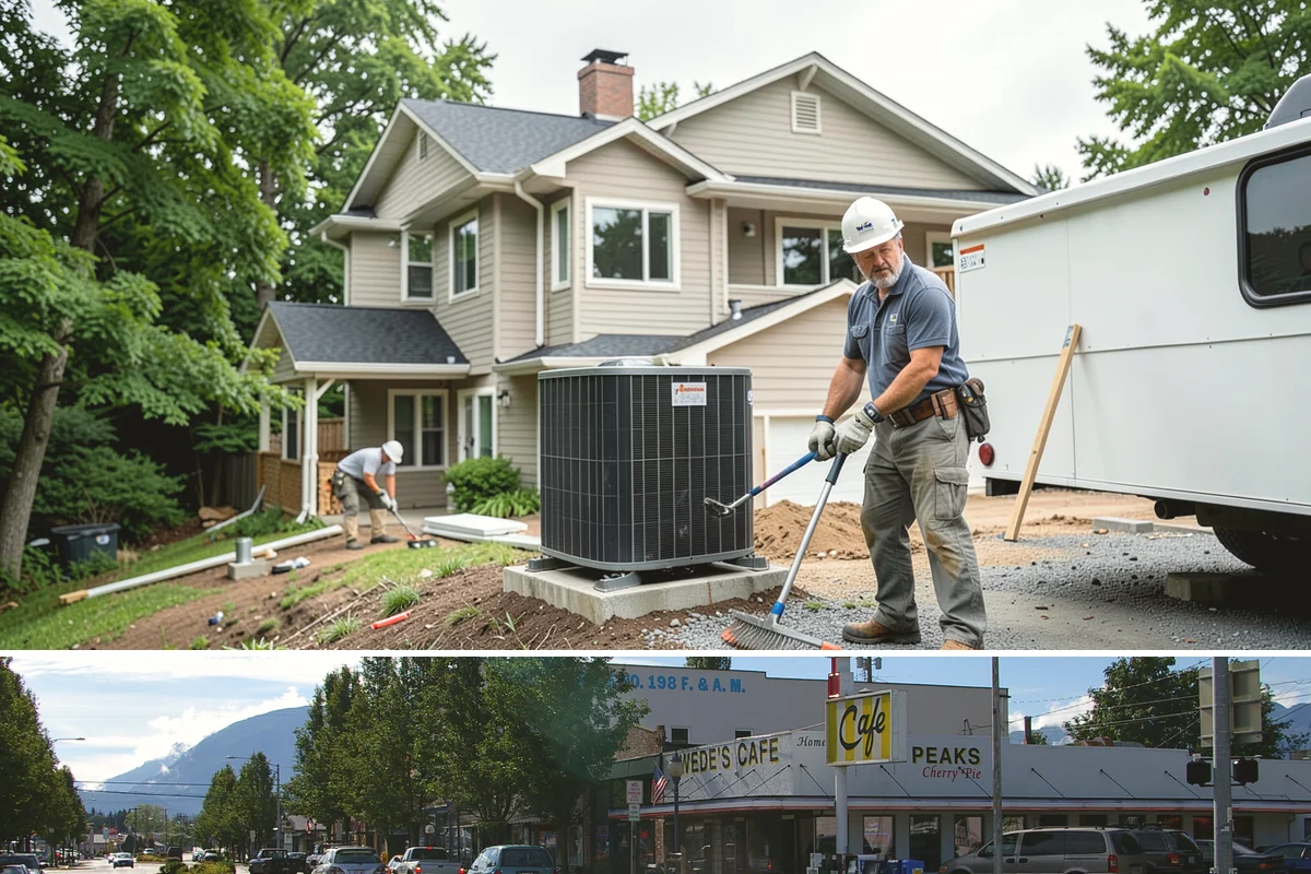 Partition Wall Installation in North Bend, King County, WA - Partition installs are indoor projects suitable in any month of the year.