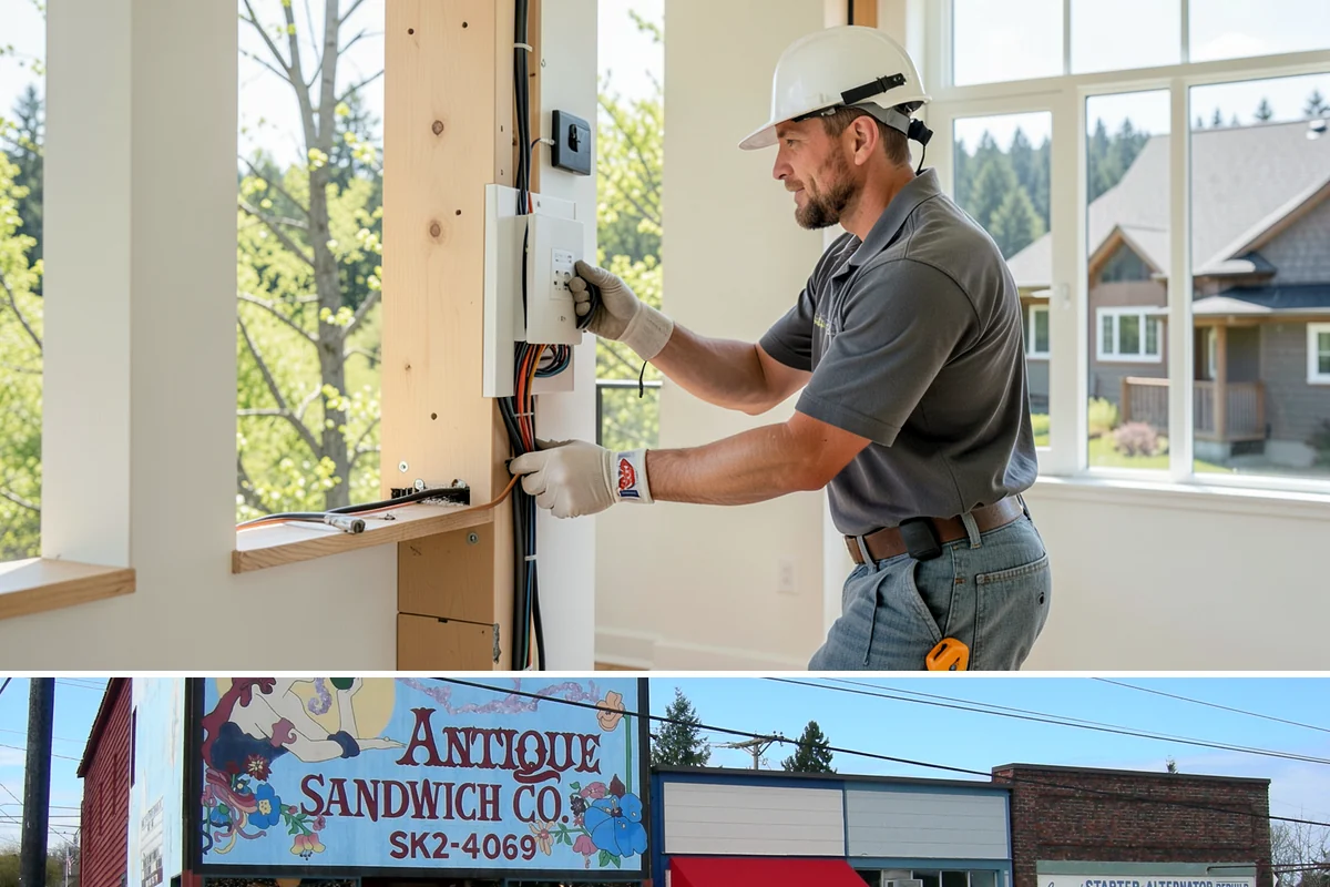 Partition Wall Installation in Ruston, Pierce County, WA - Partition installs are indoor projects suitable in any month of the year.