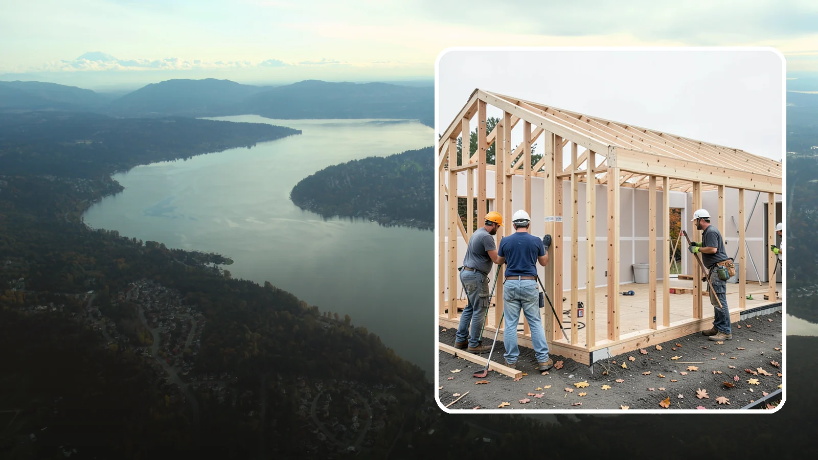 Partition Wall Installation in Sammamish, King County, WA - Installing partition walls to divide a large room into functional, separate areas.
