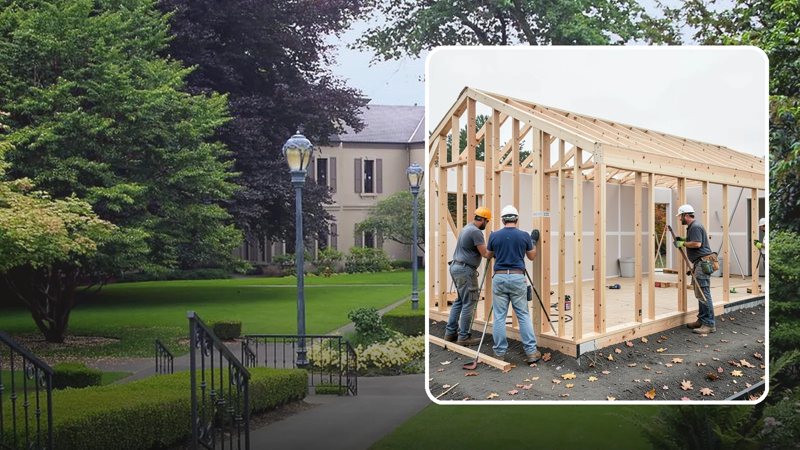 Partition Wall Installation in Woodinville, King County, WA - Installing partition walls to divide a large room into functional, separate areas.