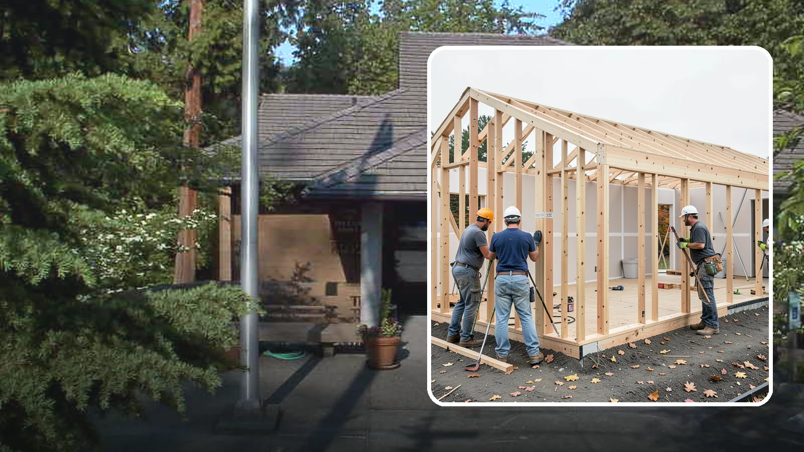Partition Wall Installation in Yarrow Point, King County, WA - Installing partition walls to divide a large room into functional, separate areas.