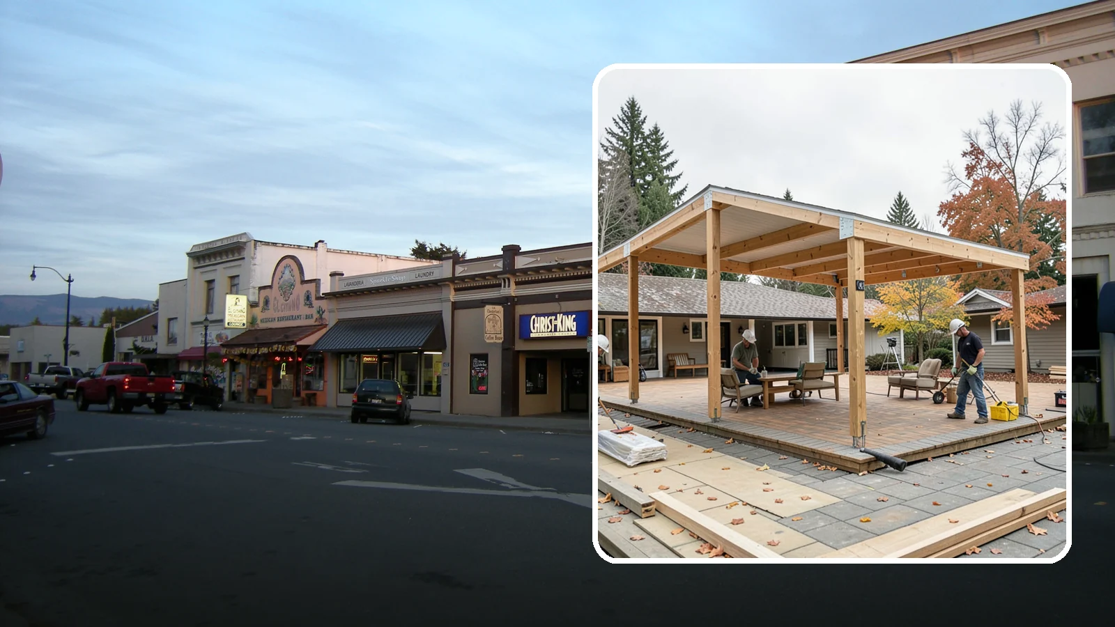 Patio Cover Installation in Burlington, Skagit County, WA - Patio cover installation that shelters your outdoor space from sun and Northwest rain.