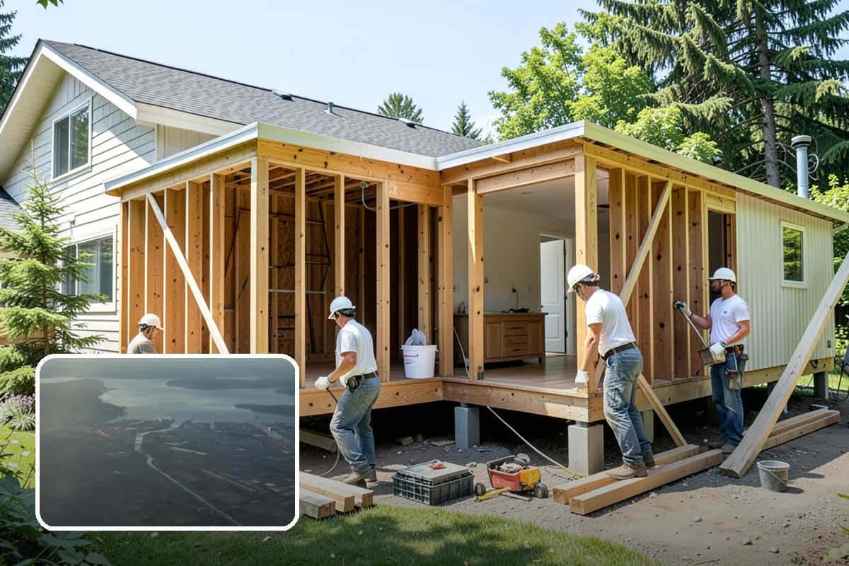 Patio Cover Installation in Fife, Pierce County, WA - Keeps your patio usable through the rain