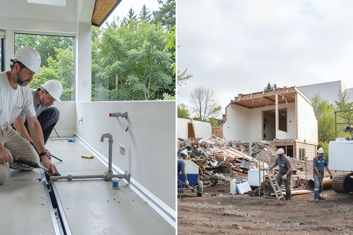 Patio Door Installation in Auburn, King County, WA - Assess the opening, header, and floor for a proper patio-door fit
