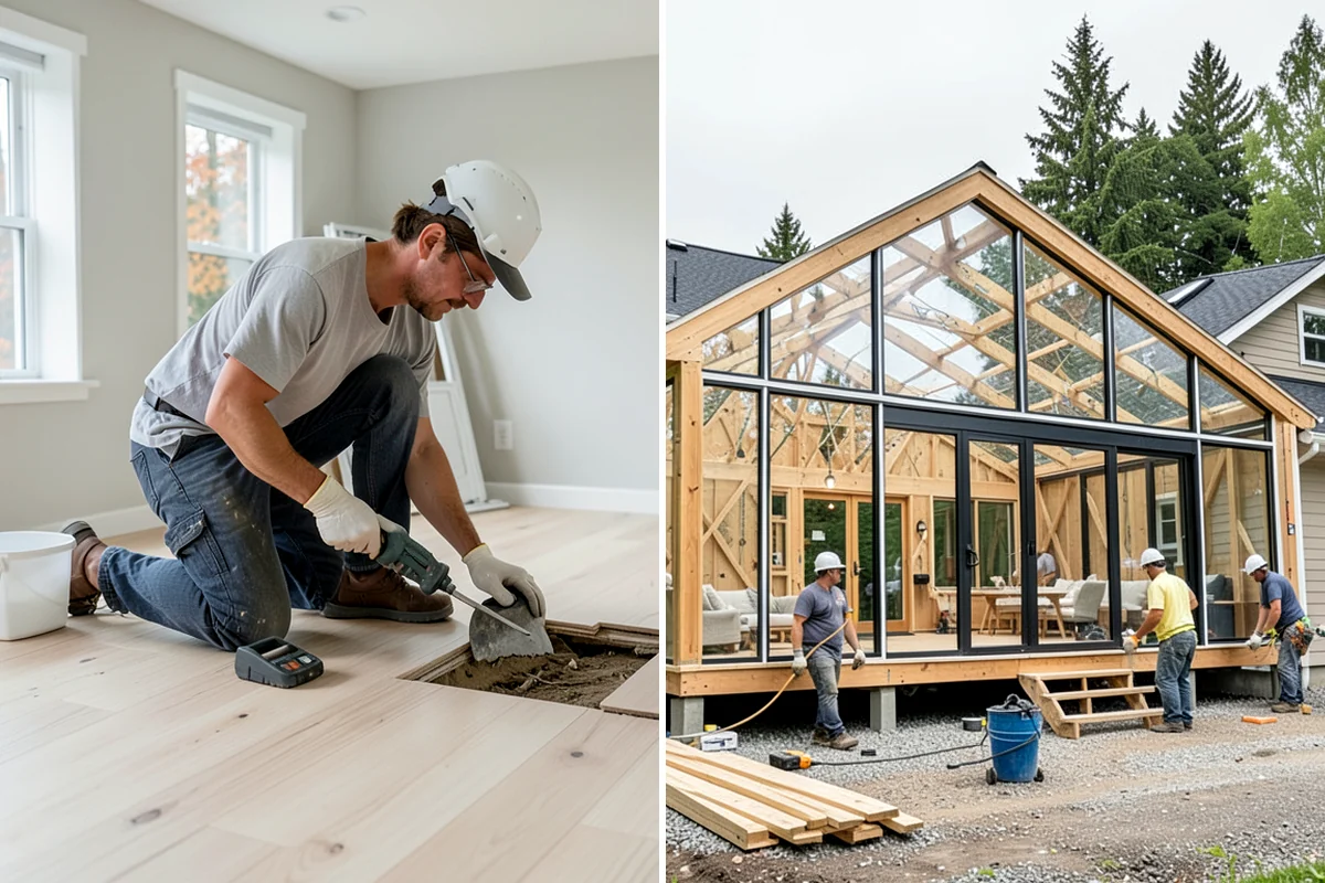 Patio Door Installation in Everett, Snohomish County, WA - Assess the opening, header, and floor for a proper patio-door fit
