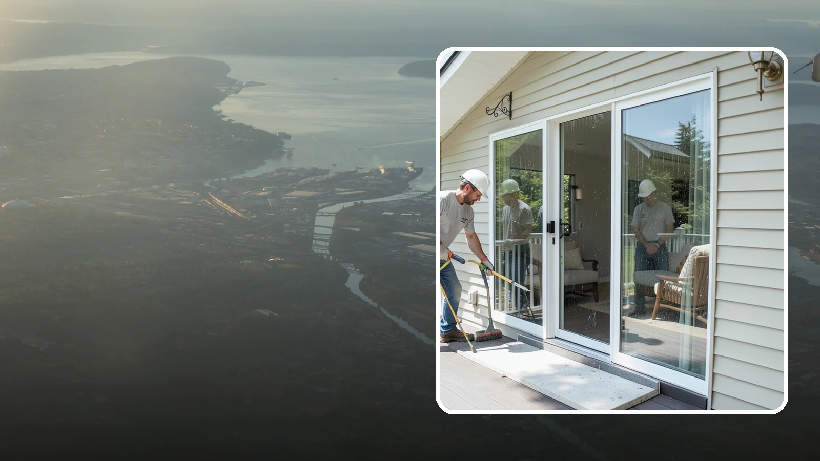 Patio Door Installation in Fife, Pierce County, WA - A new patio door that opens your living space to the backyard while keeping Northwest rain and cold outside.