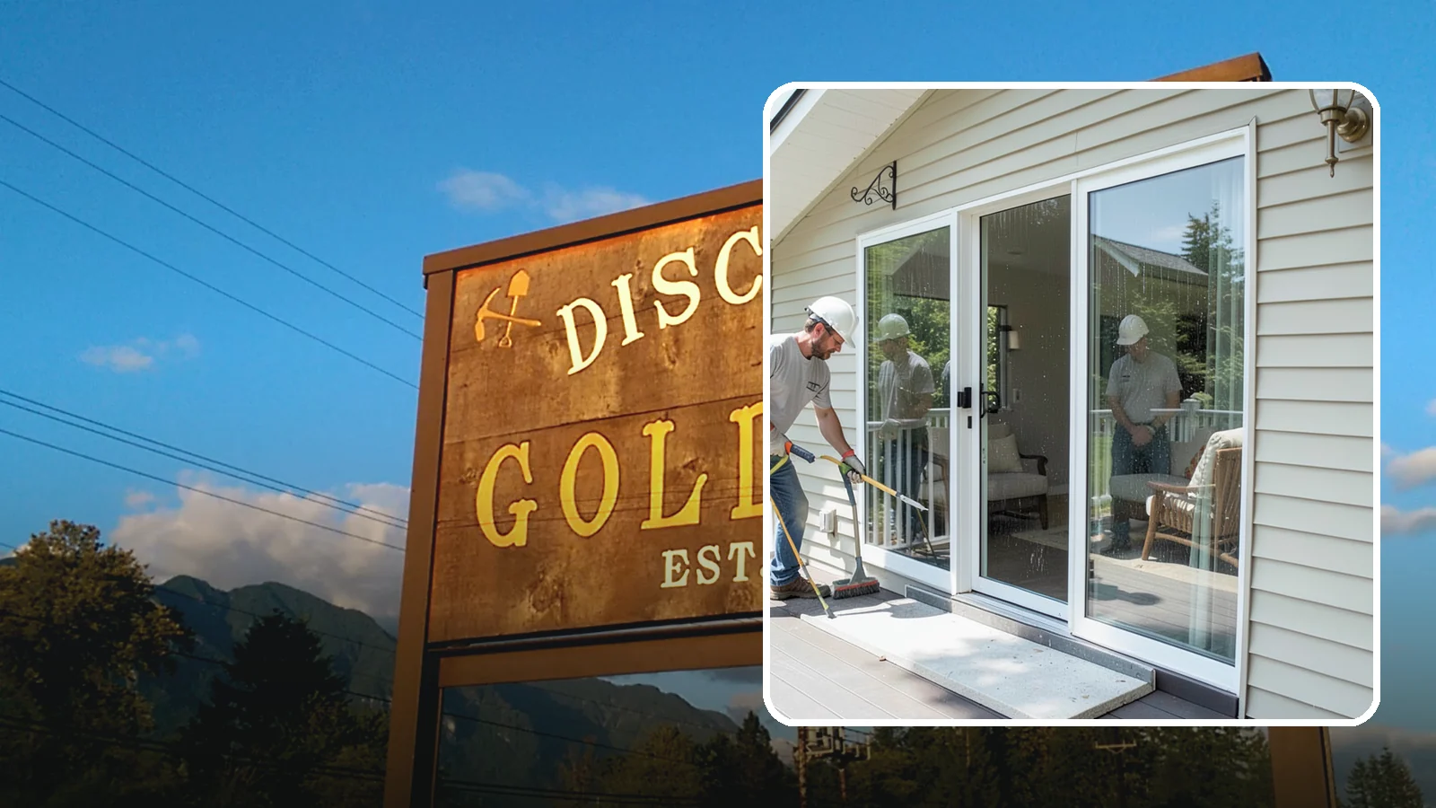 Patio Door Installation in Gold Bar, Snohomish County, WA - A new patio door that opens your living space to the backyard while keeping Northwest rain and cold outside.