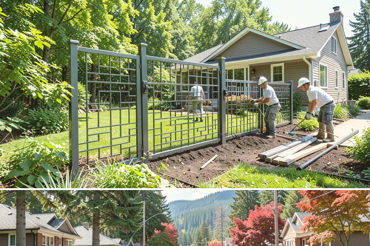 Patio Door Installation in Hunts Point, King County, WA - Drier late-spring to early-fall days are best for cutting into or enlarging an exterior wall, with weather protection available...