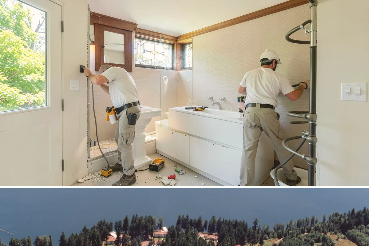 Patio Door Installation in Lakewood, Pierce County, WA - Drier late-spring to early-fall days are best for cutting into or enlarging an exterior wall, with weather protection available...