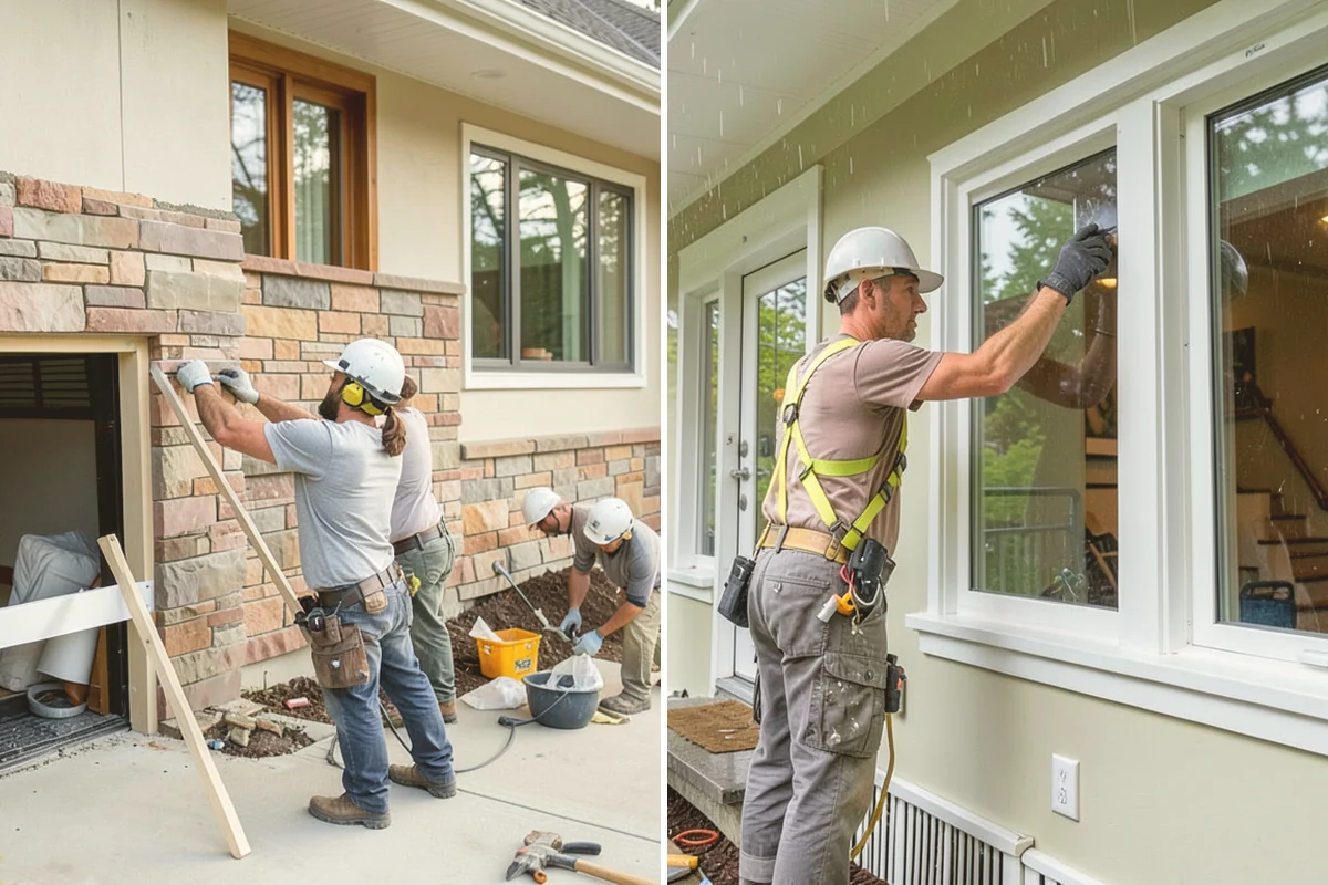 Patio Door Installation in Milton, King County, WA - Assess the opening, header, and floor for a proper patio-door fit