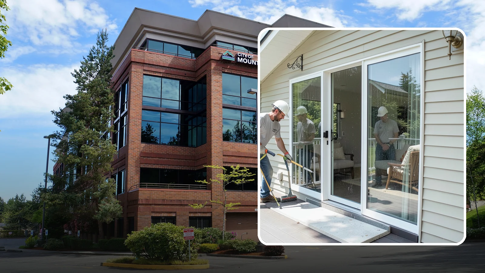 Patio Door Installation in Mountlake Terrace, Snohomish County, WA - A new patio door that opens your living space to the backyard while keeping Northwest rain and cold outside.