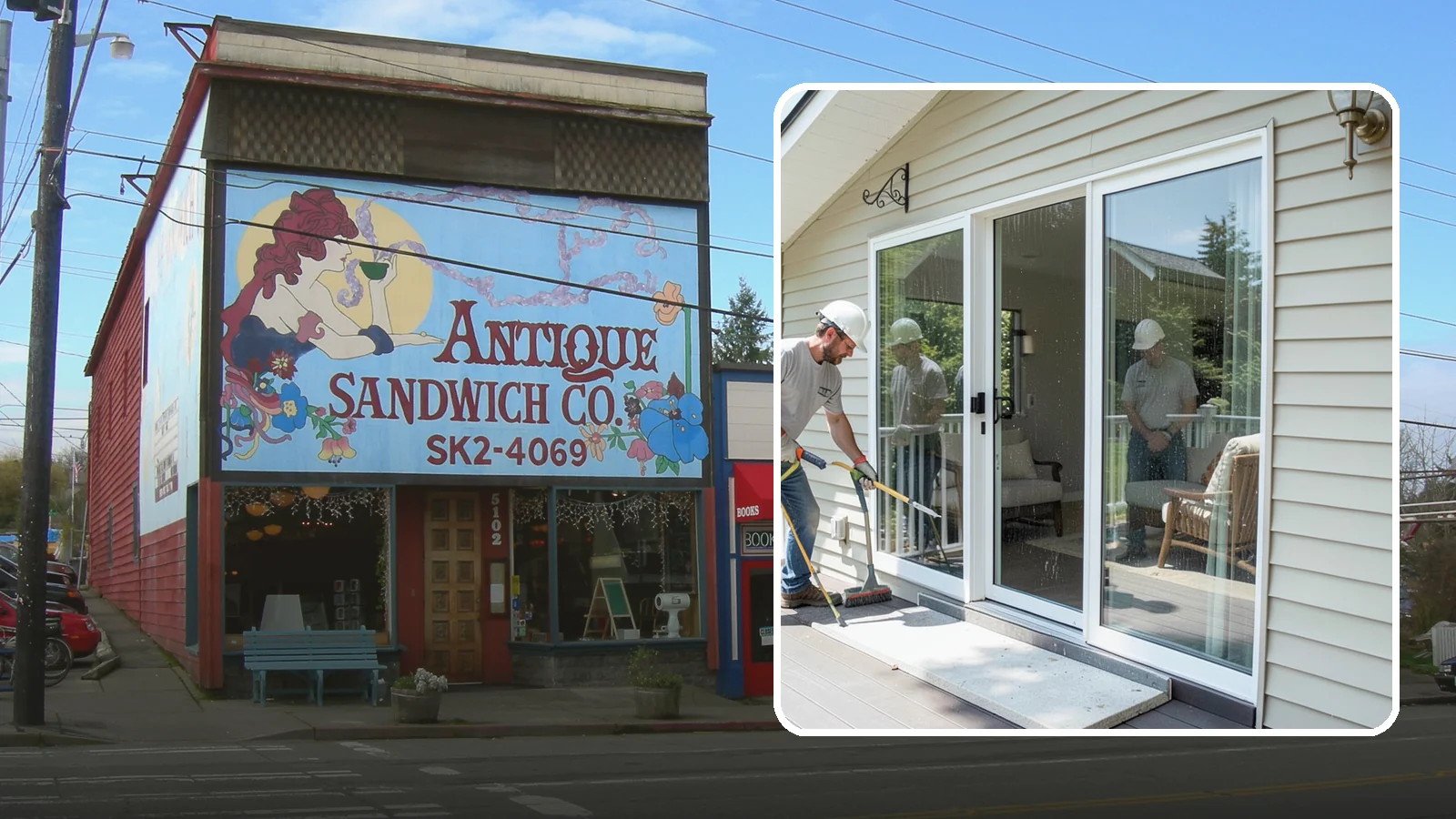 Patio Door Installation in Ruston, Pierce County, WA - A new patio door that opens your living space to the backyard while keeping Northwest rain and cold outside.