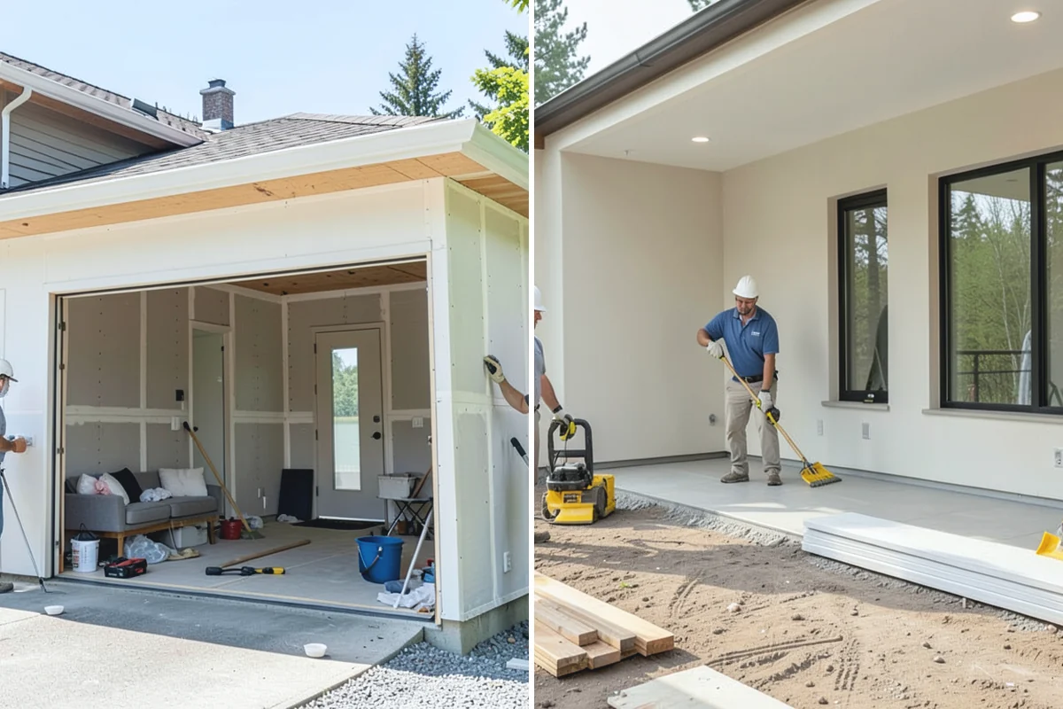 Patio Enclosure in Buckley, Pierce County, WA - Evaluate the patio and enclosure goals