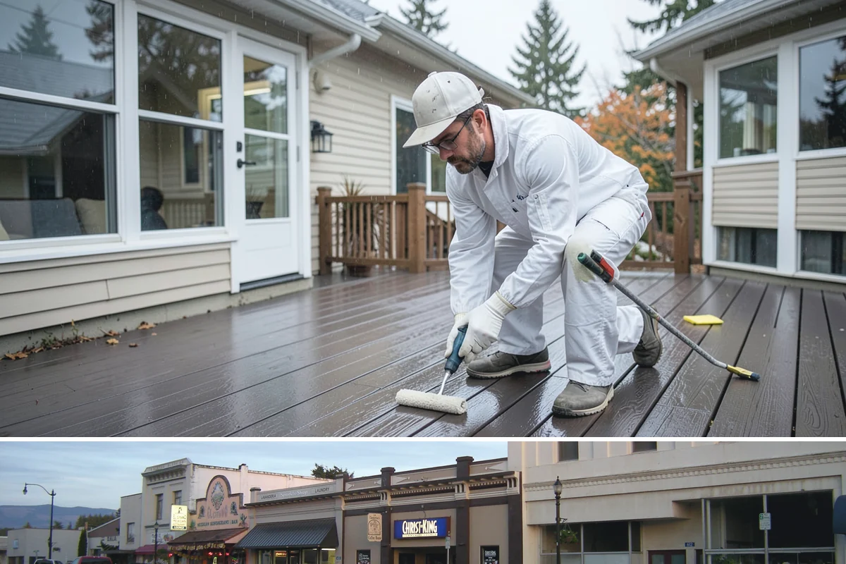 Patio Enclosure in Burlington, Skagit County, WA - Summer construction lets us seal the enclosure before fall rains and have it ready for cool-weather use.