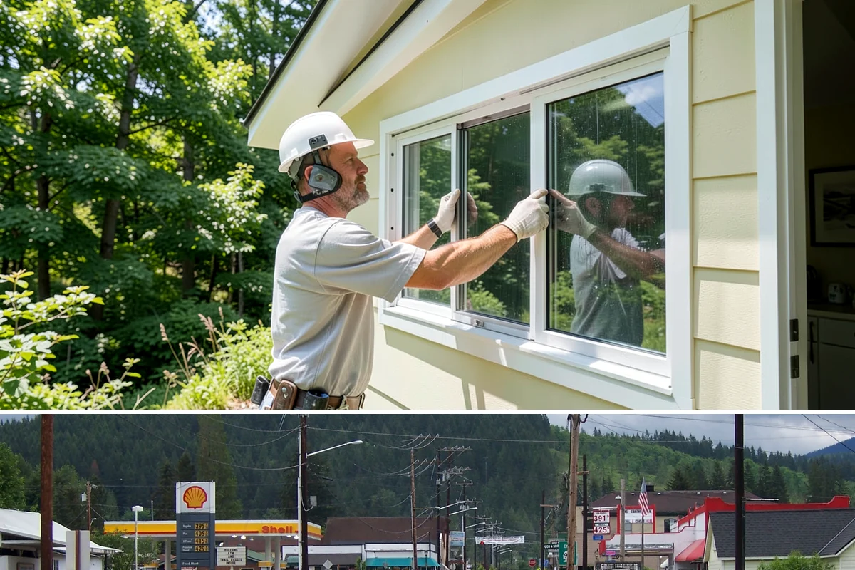 Patio Enclosure in Granite Falls, Snohomish County, WA - Summer construction lets us seal the enclosure before fall rains and have it ready for cool-weather use.