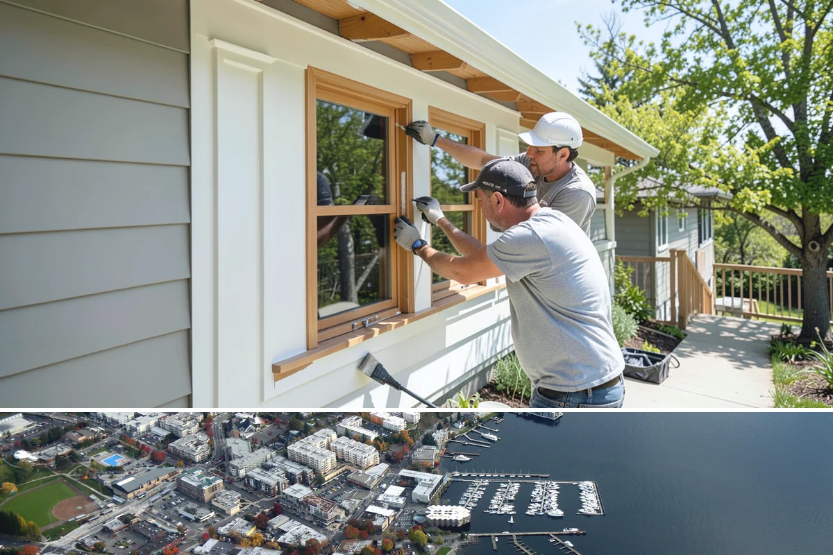 Patio Enclosure in Kirkland, King County, WA - Summer construction lets us seal the enclosure before fall rains and have it ready for cool-weather use.
