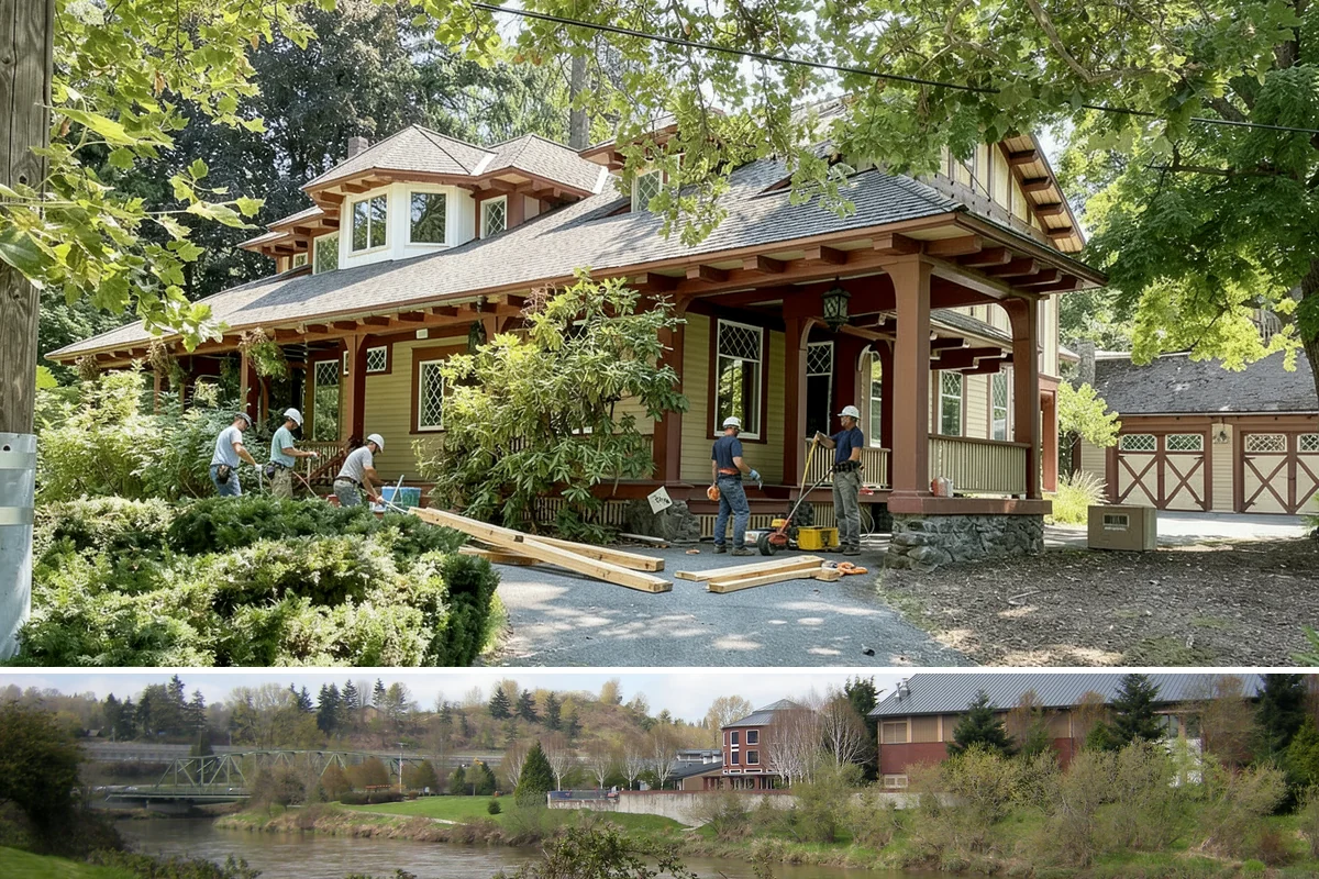 Patio Enclosure in Tukwila, King County, WA - Summer construction lets us seal the enclosure before fall rains and have it ready for cool-weather use.