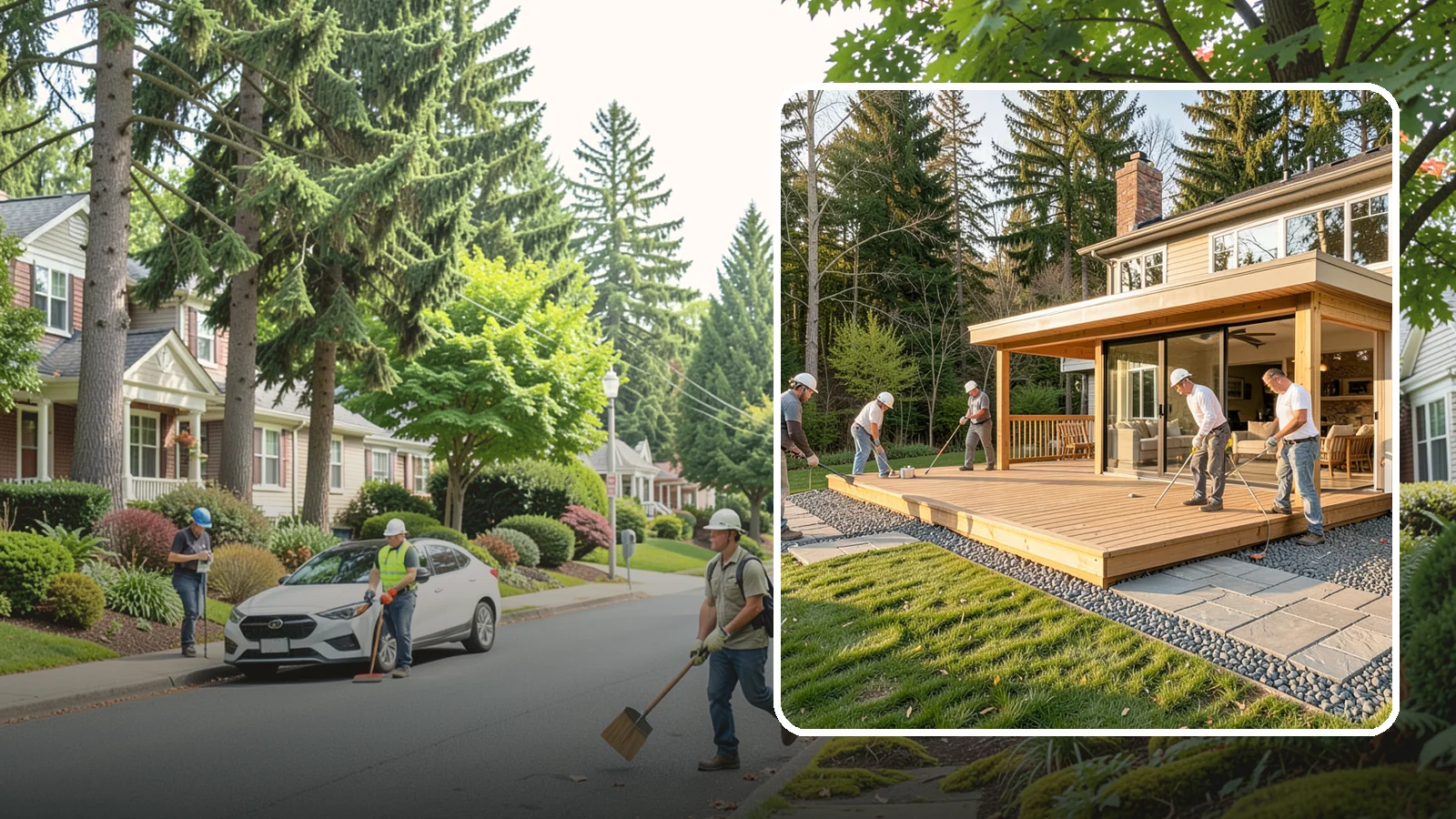 Patio Extension in Beaux Arts Village, King County, WA - Patio extension services that expand your existing hardscape to fit how you entertain.