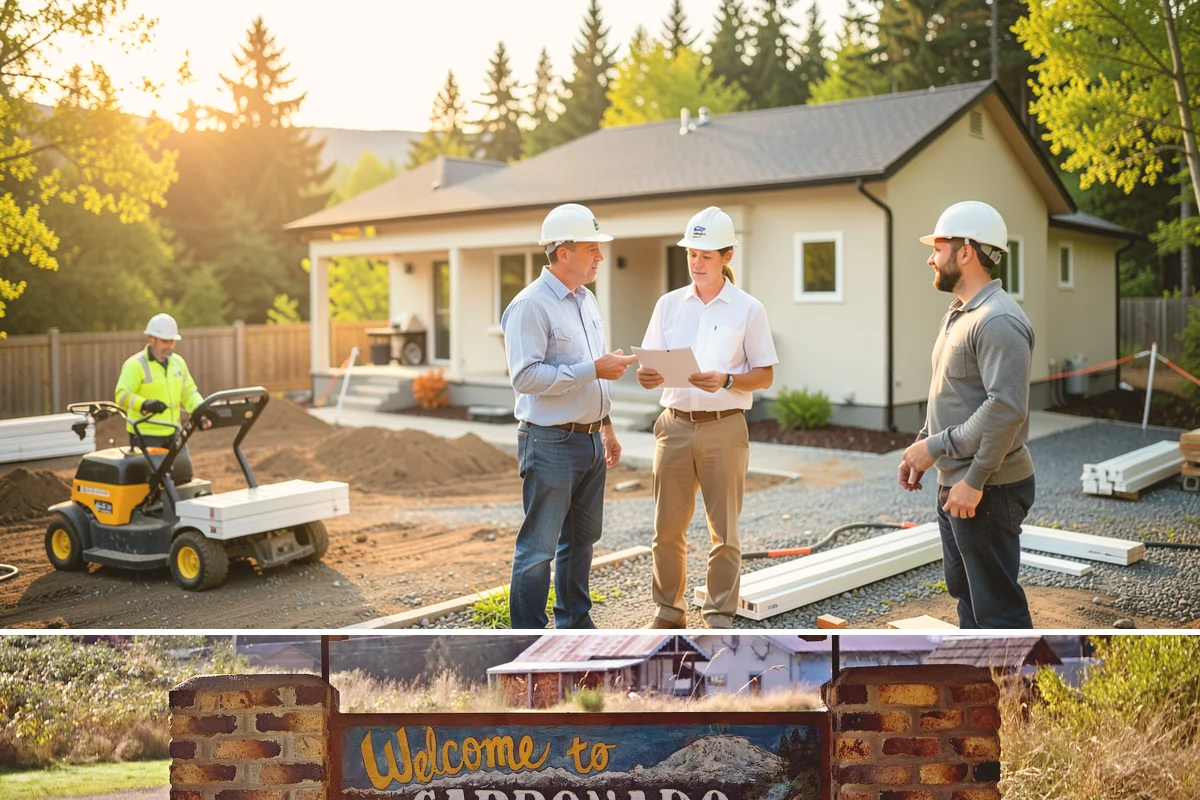 Patio Extension in Carbonado, Pierce County, WA - Dry summer weather ensures a stable base and clean tie-in when extending your existing patio.