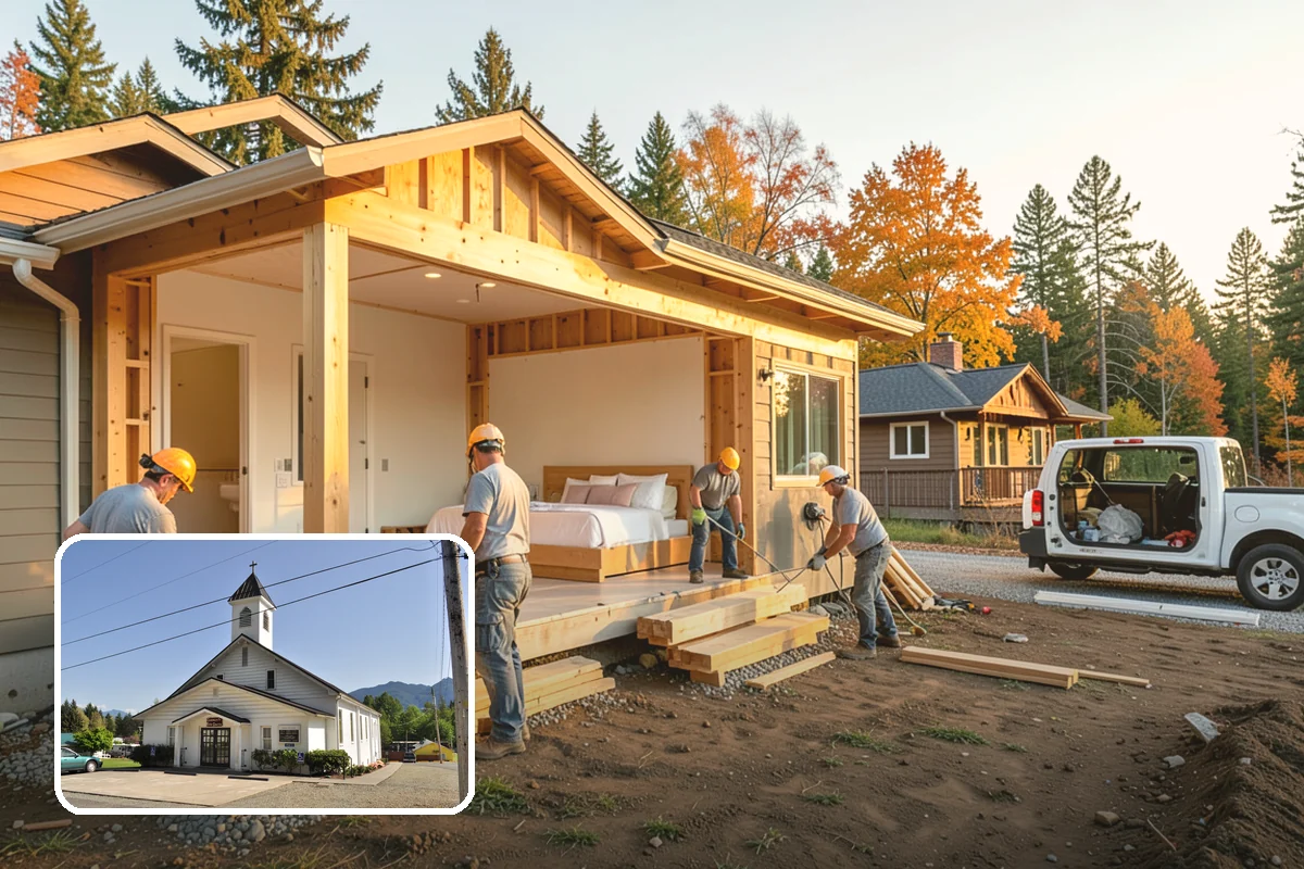 Patio Extension in Concrete, Skagit County, WA - Adds space without a full replacement