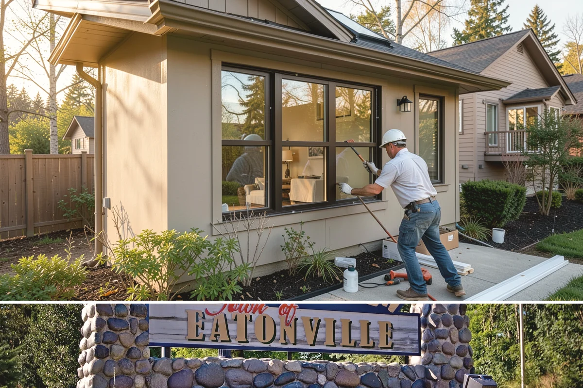 Patio Extension in Eatonville, Pierce County, WA - Dry summer weather ensures a stable base and clean tie-in when extending your existing patio.