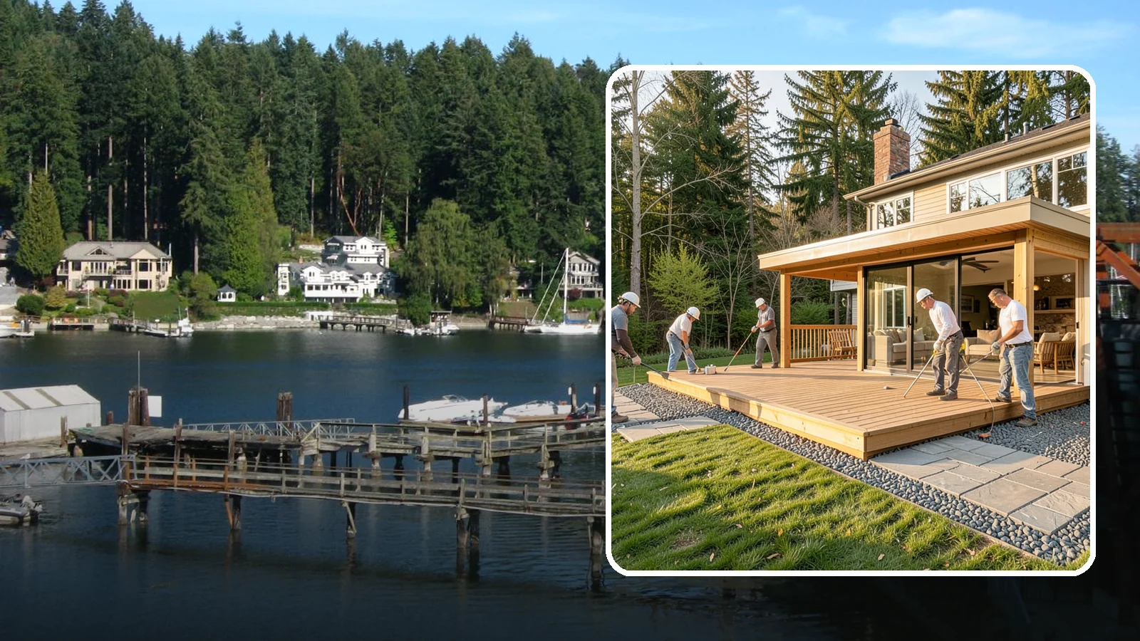 Patio Extension in Gig Harbor, Pierce County, WA - Patio extension services that expand your existing hardscape to fit how you entertain.
