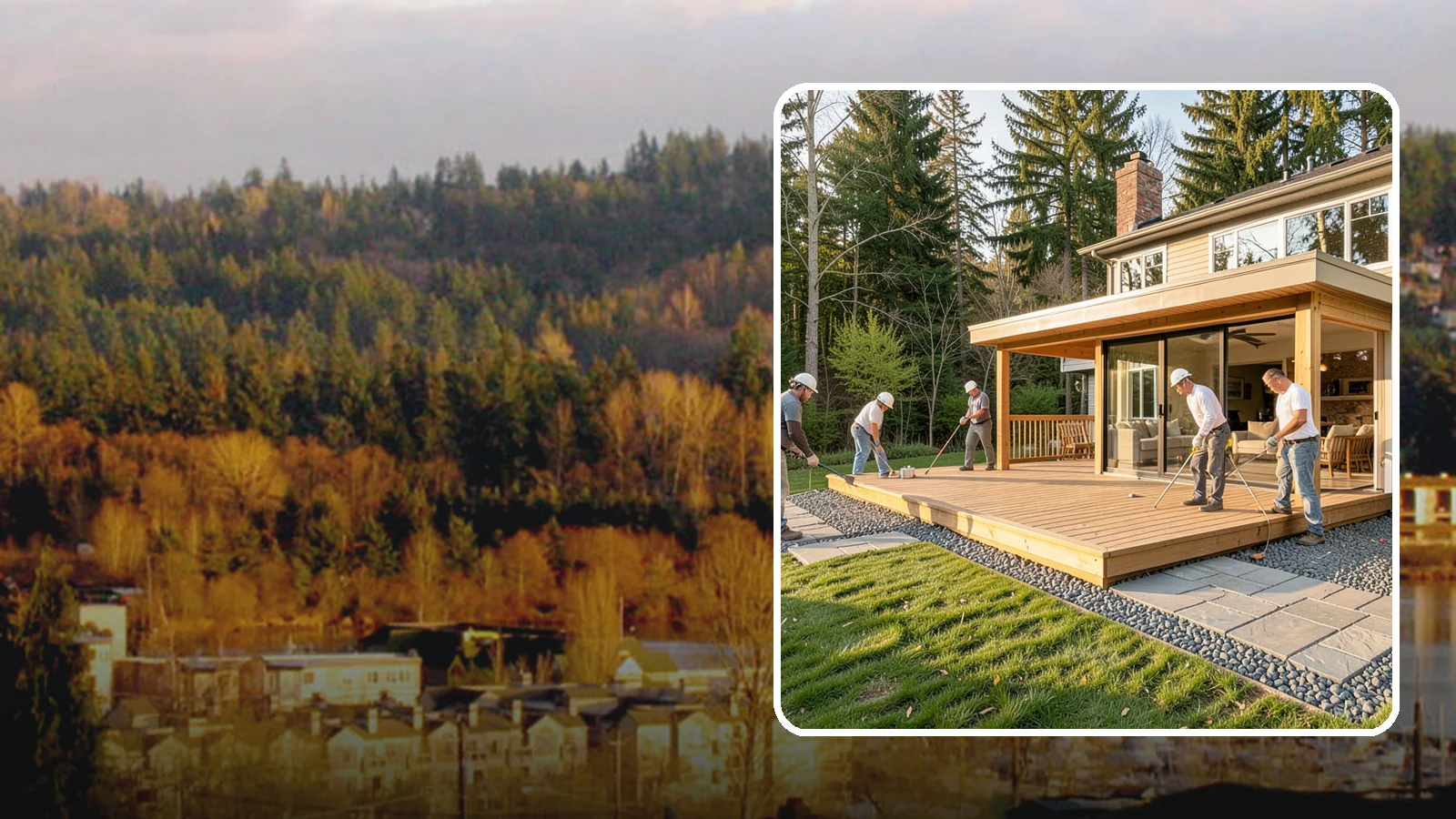 Patio Extension in Kenmore, King County, WA - Patio extension services that expand your existing hardscape to fit how you entertain.