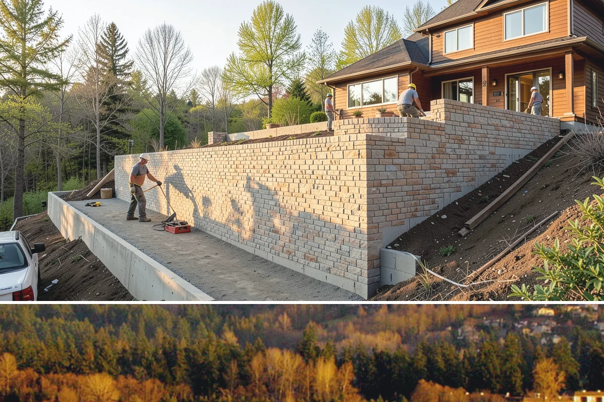 Patio Extension in Kenmore, King County, WA - Dry summer weather ensures a stable base and clean tie-in when extending your existing patio.