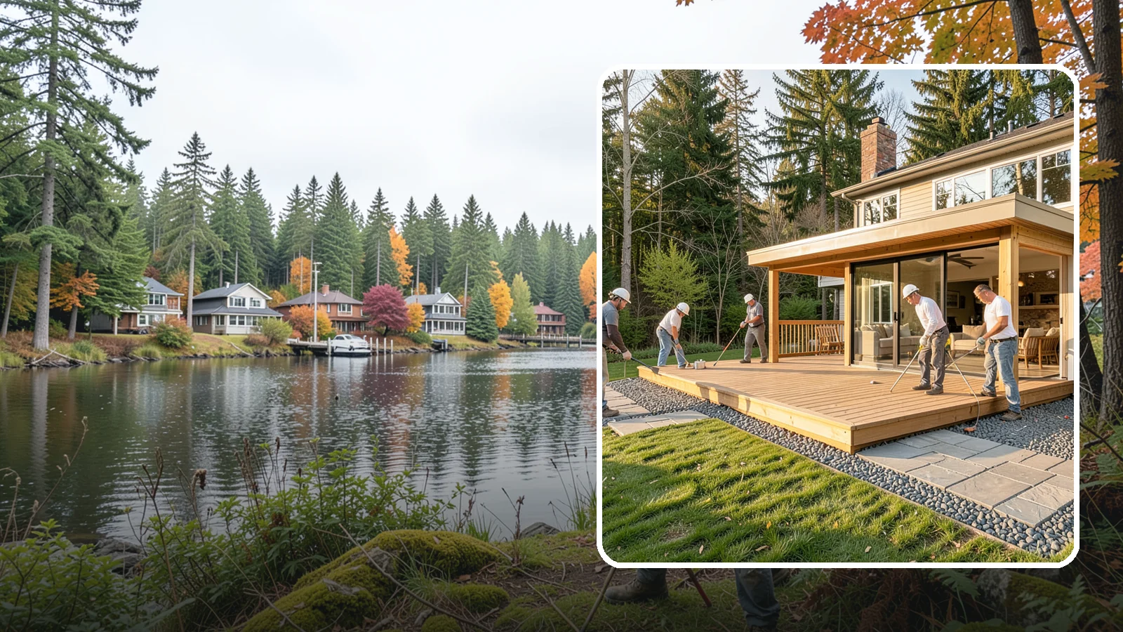 Patio Extension in La Conner, Skagit County, WA - Patio extension services that expand your existing hardscape to fit how you entertain.