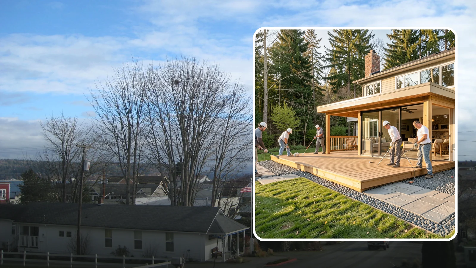 Patio Extension in Langley, Island County, WA - Patio extension services that expand your existing hardscape to fit how you entertain.
