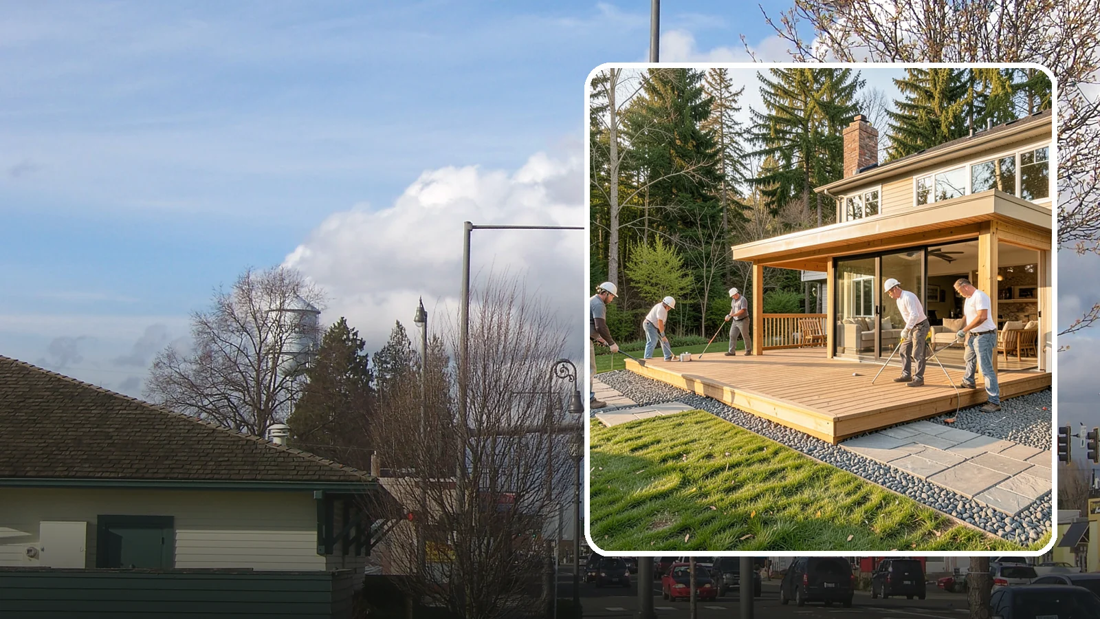 Patio Extension in Marysville, Snohomish County, WA - Patio extension services that expand your existing hardscape to fit how you entertain.