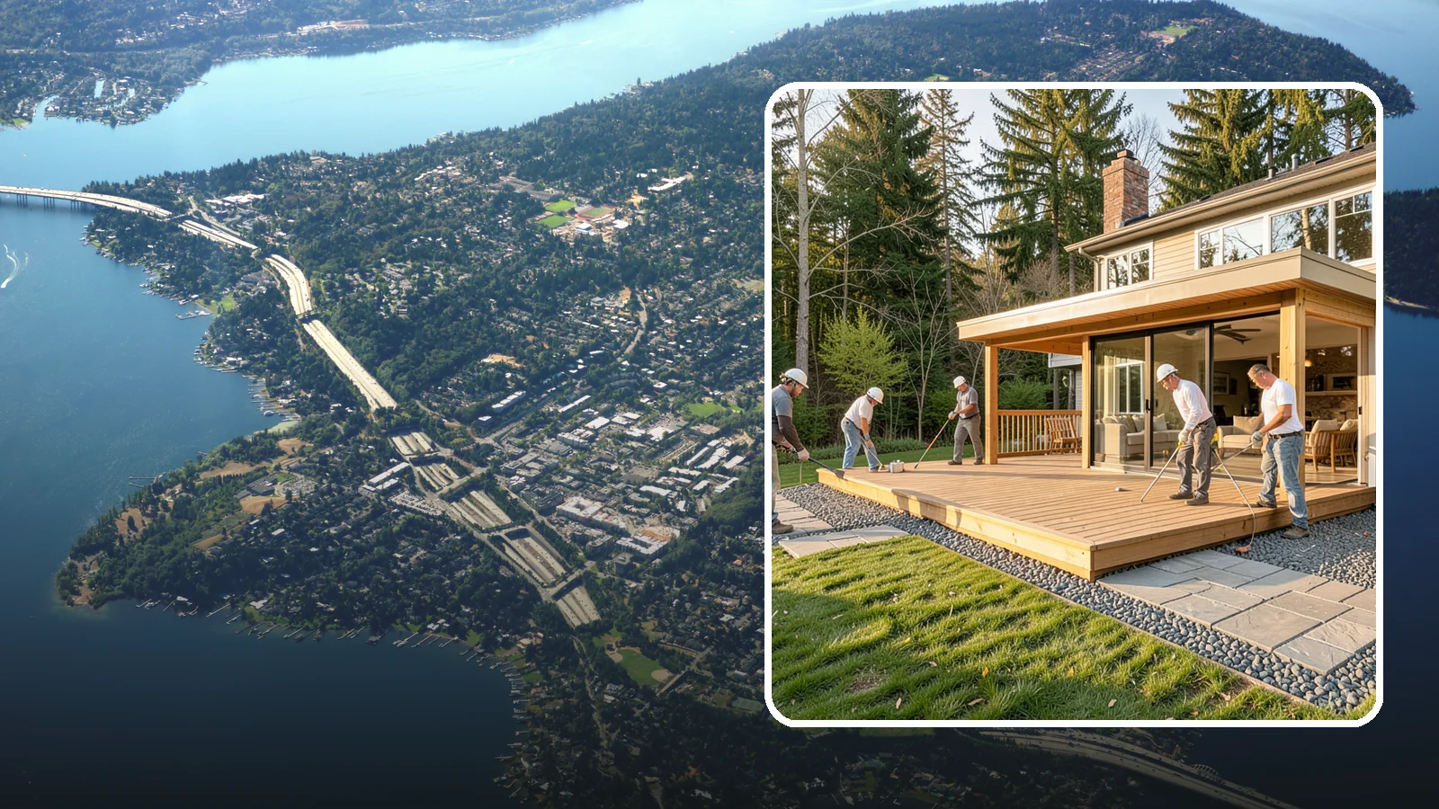Patio Extension in Mercer Island, King County, WA - Patio extension services that expand your existing hardscape to fit how you entertain.
