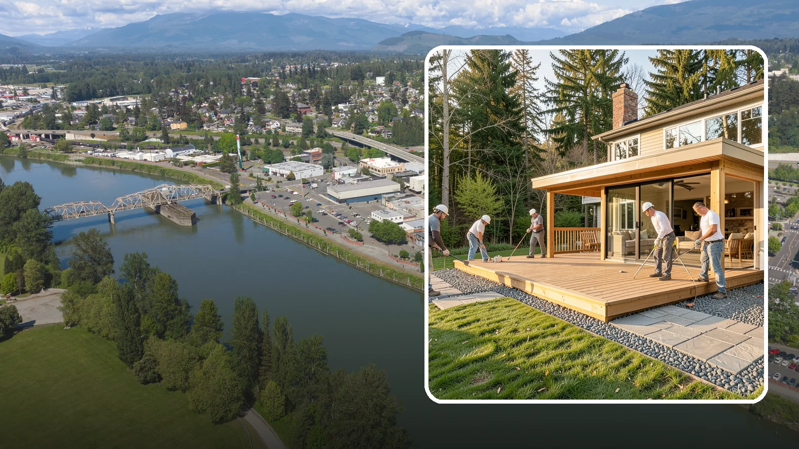 Patio Extension in Mount Vernon, Skagit County, WA - Patio extension services that expand your existing hardscape to fit how you entertain.