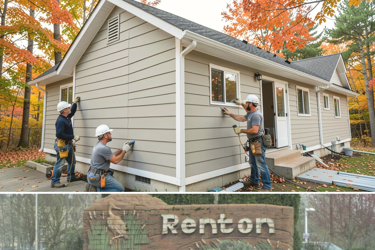 Patio Extension in Renton, King County, WA - Dry summer weather ensures a stable base and clean tie-in when extending your existing patio.