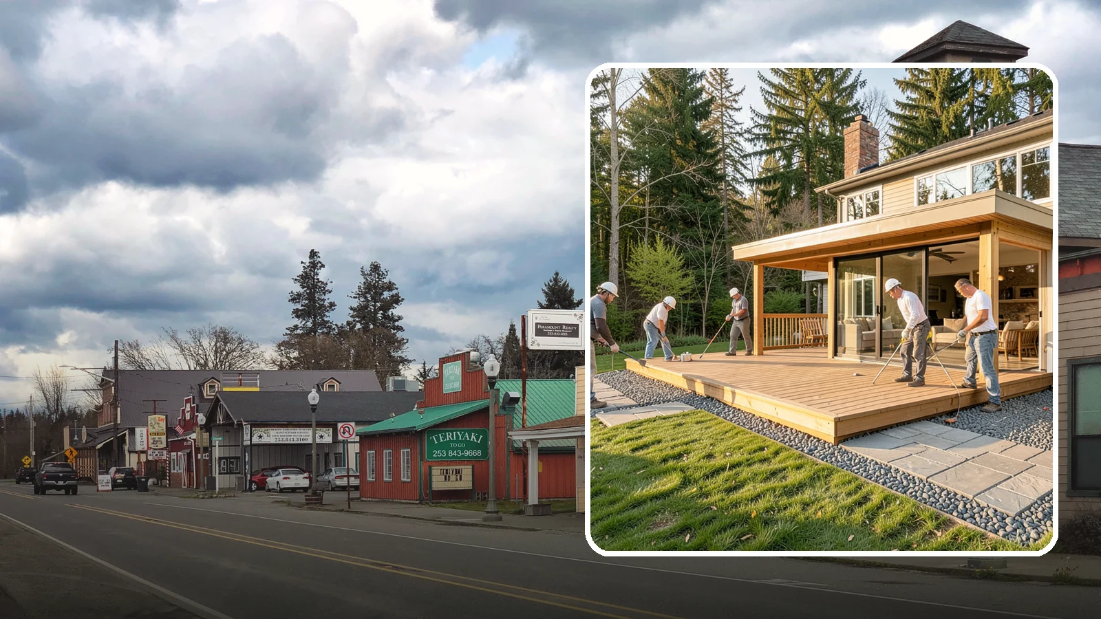 Patio Extension in Roy, Pierce County, WA - Patio extension services that expand your existing hardscape to fit how you entertain.