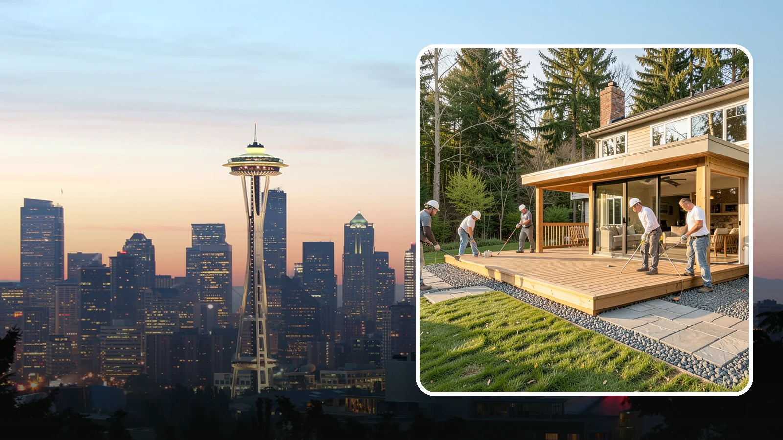 Patio Extension in Seattle, King County, WA - Patio extension services that expand your existing hardscape to fit how you entertain.