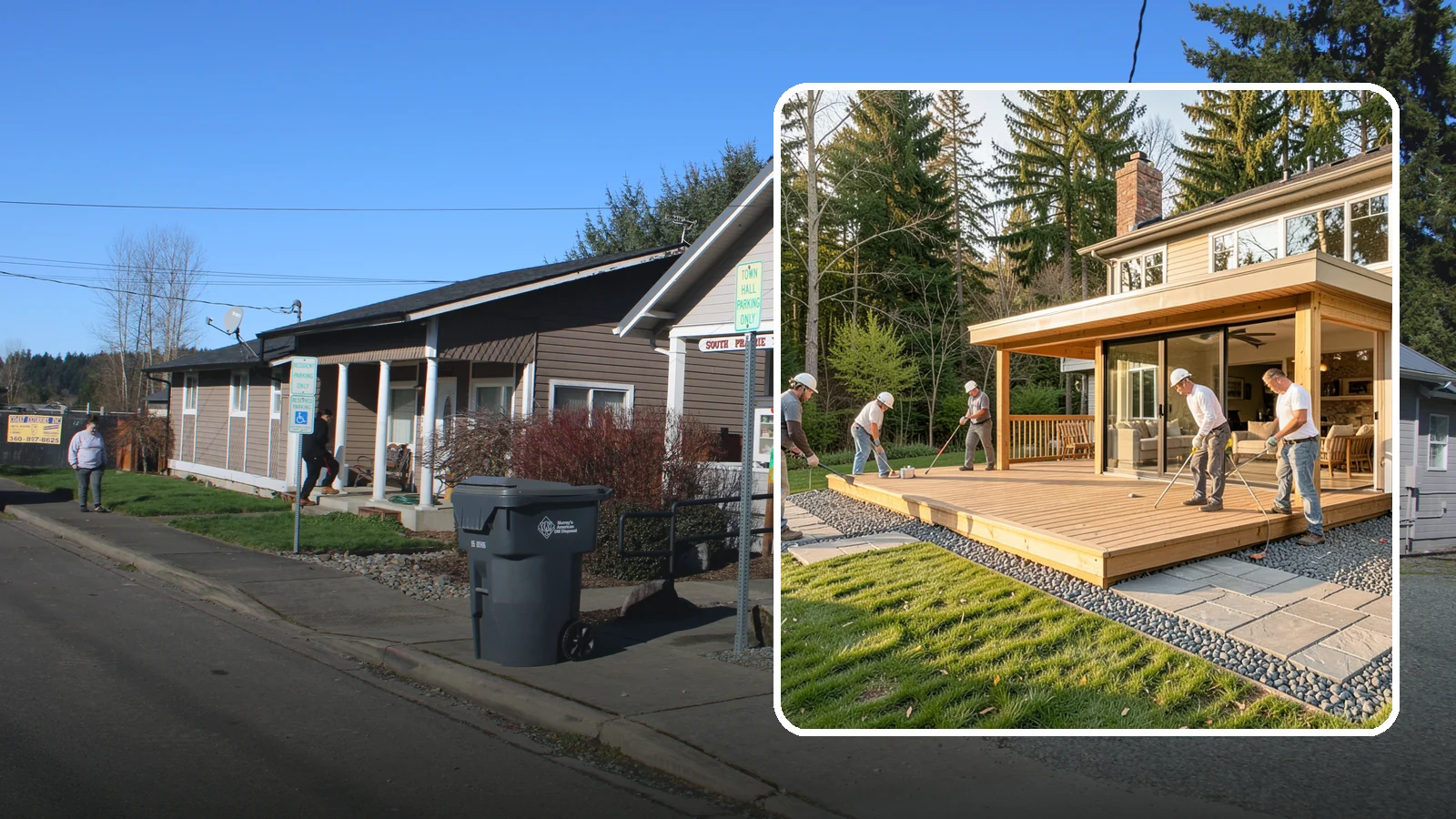 Patio Extension in South Prairie, Pierce County, WA - Patio extension services that expand your existing hardscape to fit how you entertain.