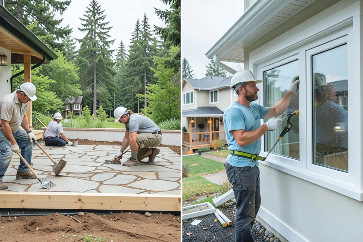 Patio Extension in South Prairie, Pierce County, WA - Assess the existing patio and expansion goals