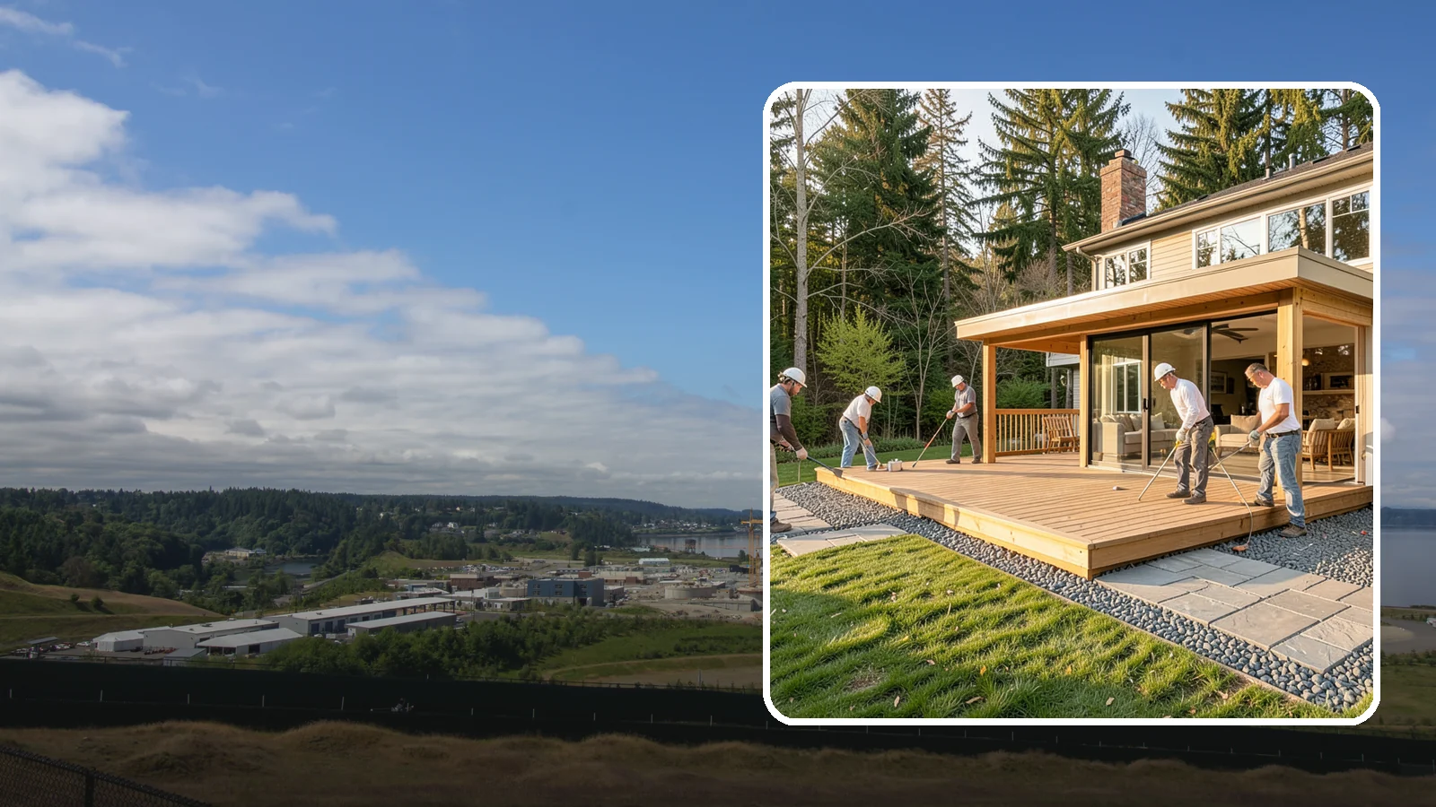 Patio Extension in University Place, Pierce County, WA - Patio extension services that expand your existing hardscape to fit how you entertain.