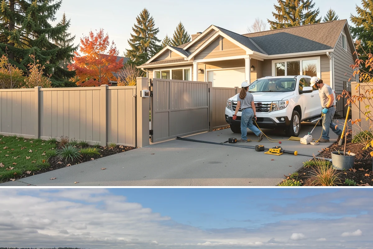 Patio Extension in University Place, Pierce County, WA - Dry summer weather ensures a stable base and clean tie-in when extending your existing patio.