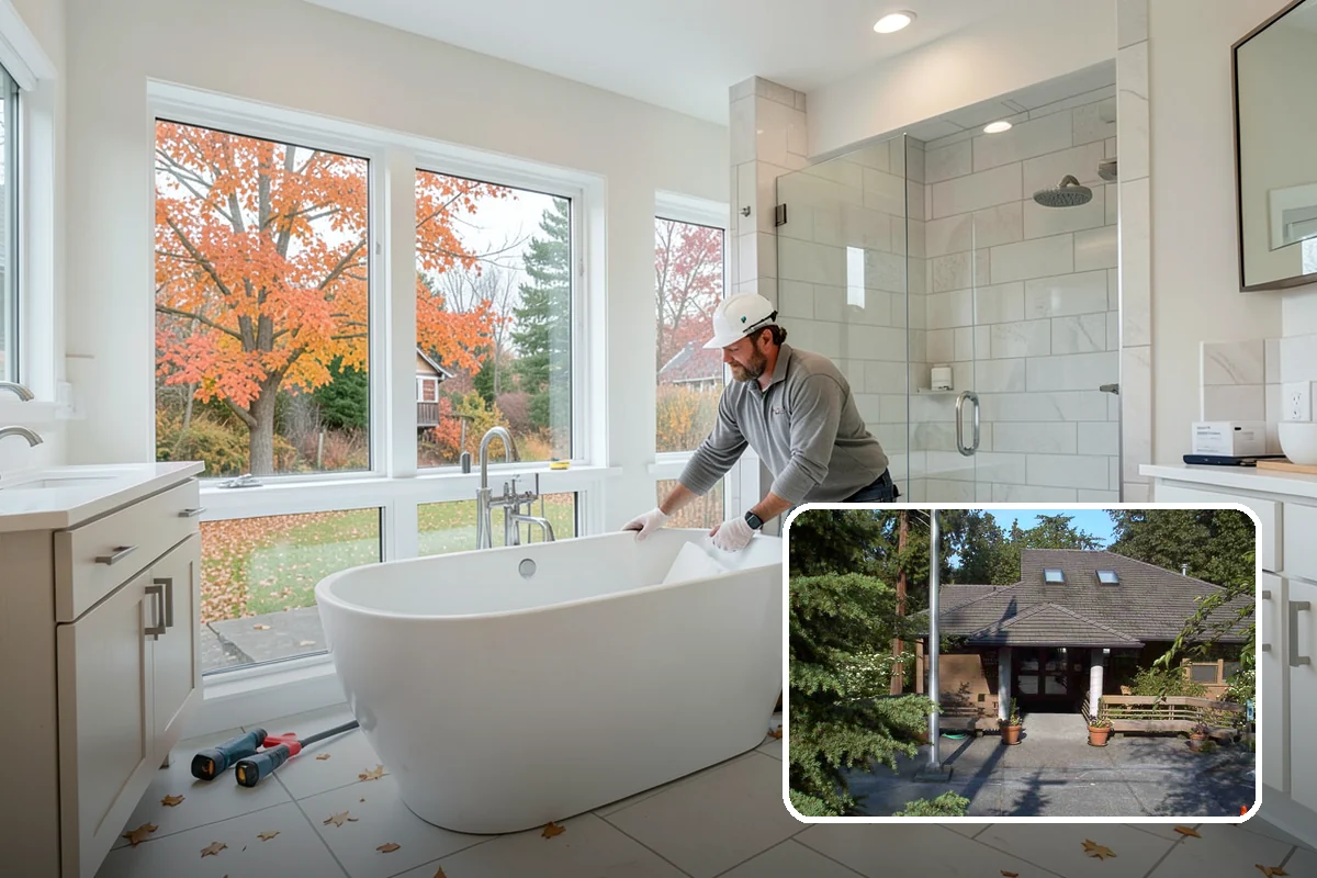 Patio Extension in Yarrow Point, King County, WA - Adds space without a full replacement