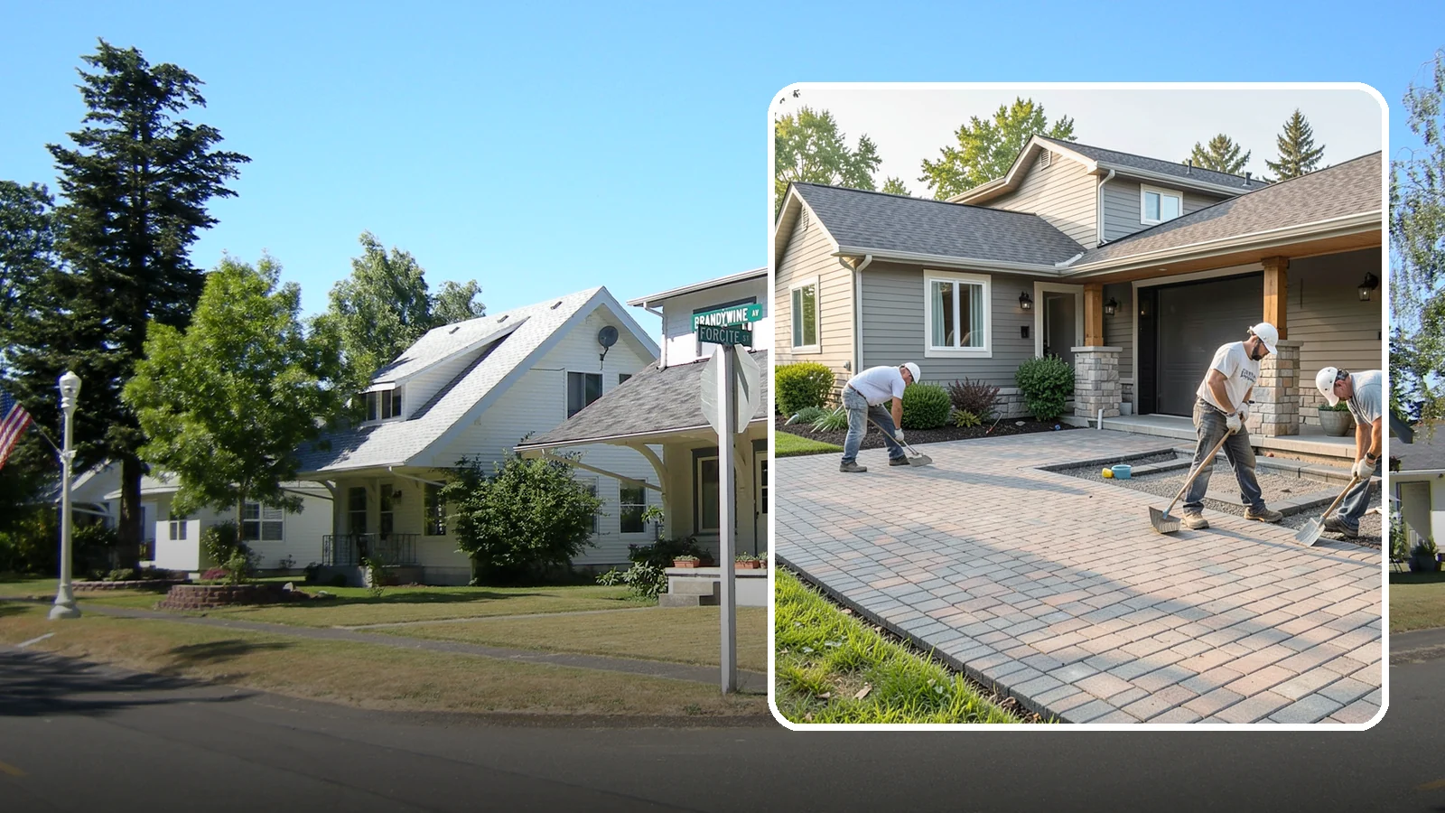 Paver Driveway Installation in DuPont, Pierce County, WA - Installing an interlocking paver driveway that combines strong load capacity with excellent drainage and curb appeal.